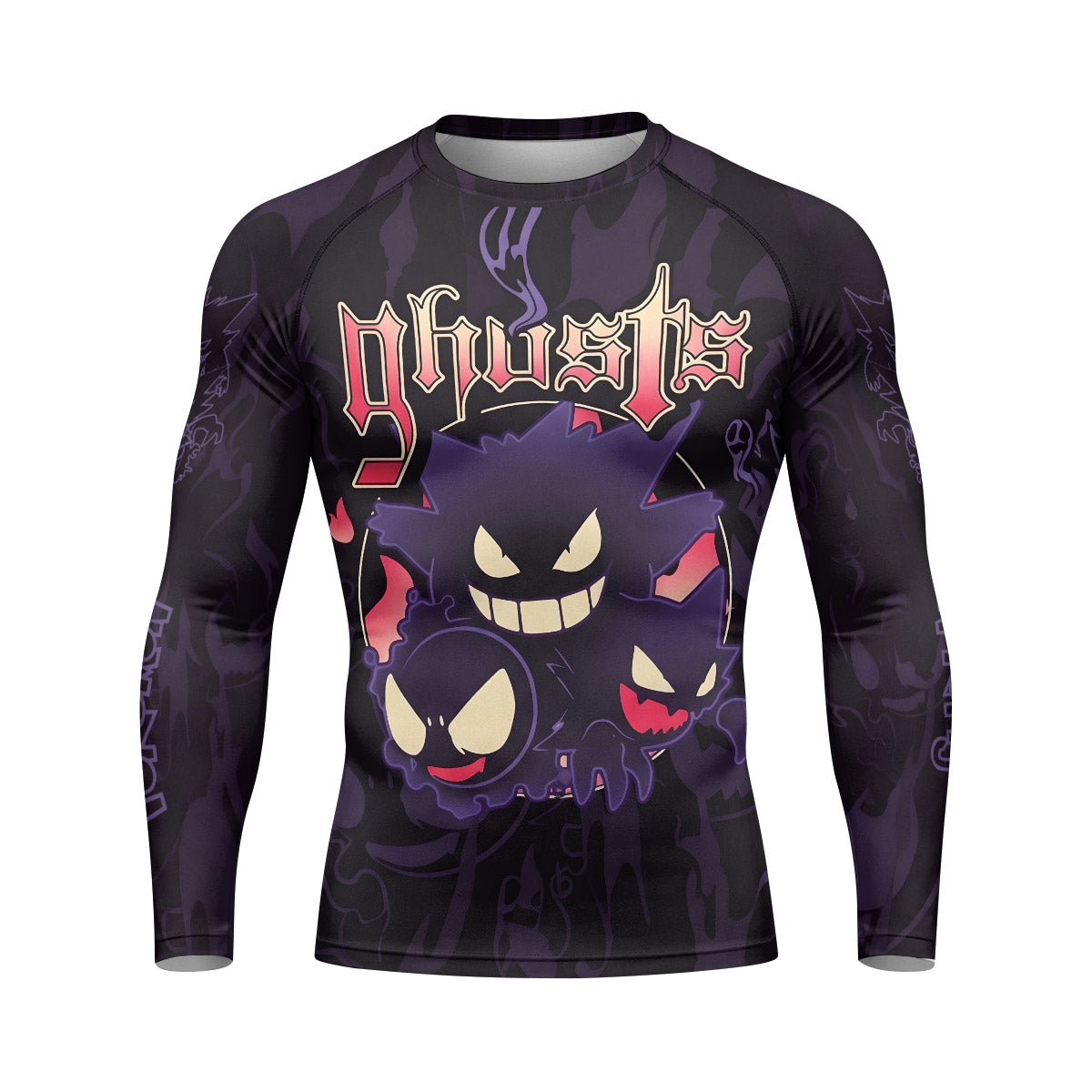 Pokemon Ghost Gengar Rash Guard