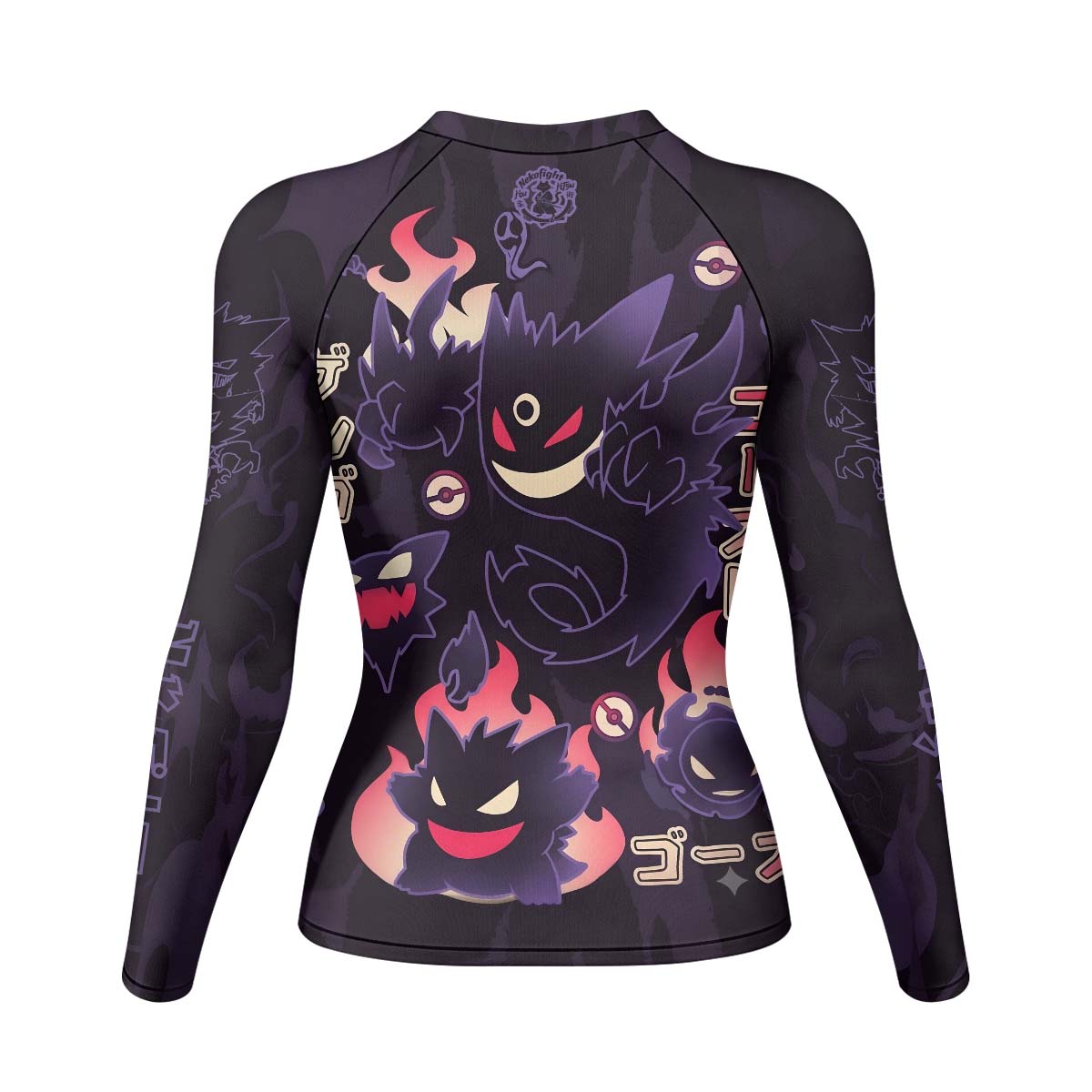 Pokemon Ghost Gengar Rash Guard