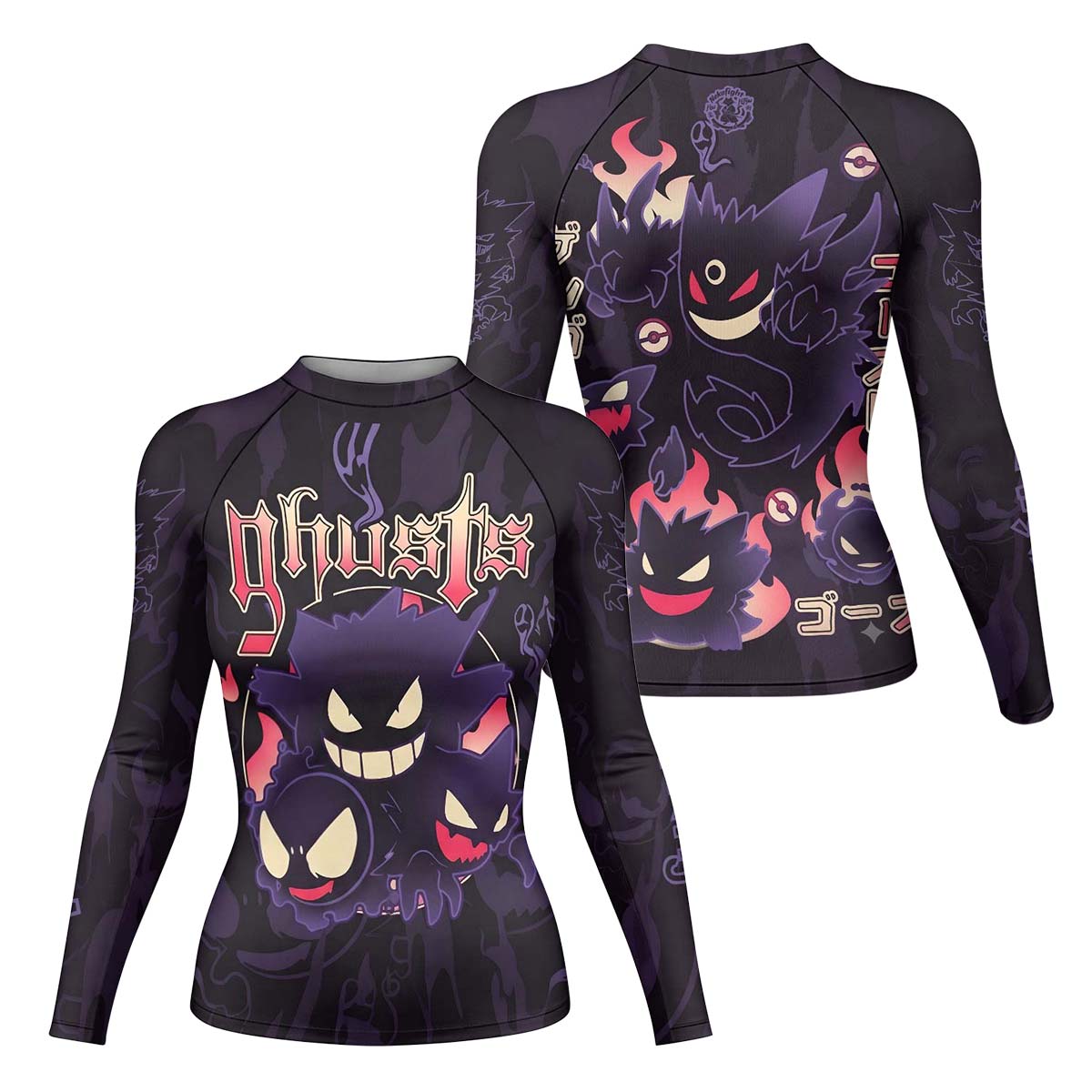  Pokemon Ghost Gengar Rash Guard