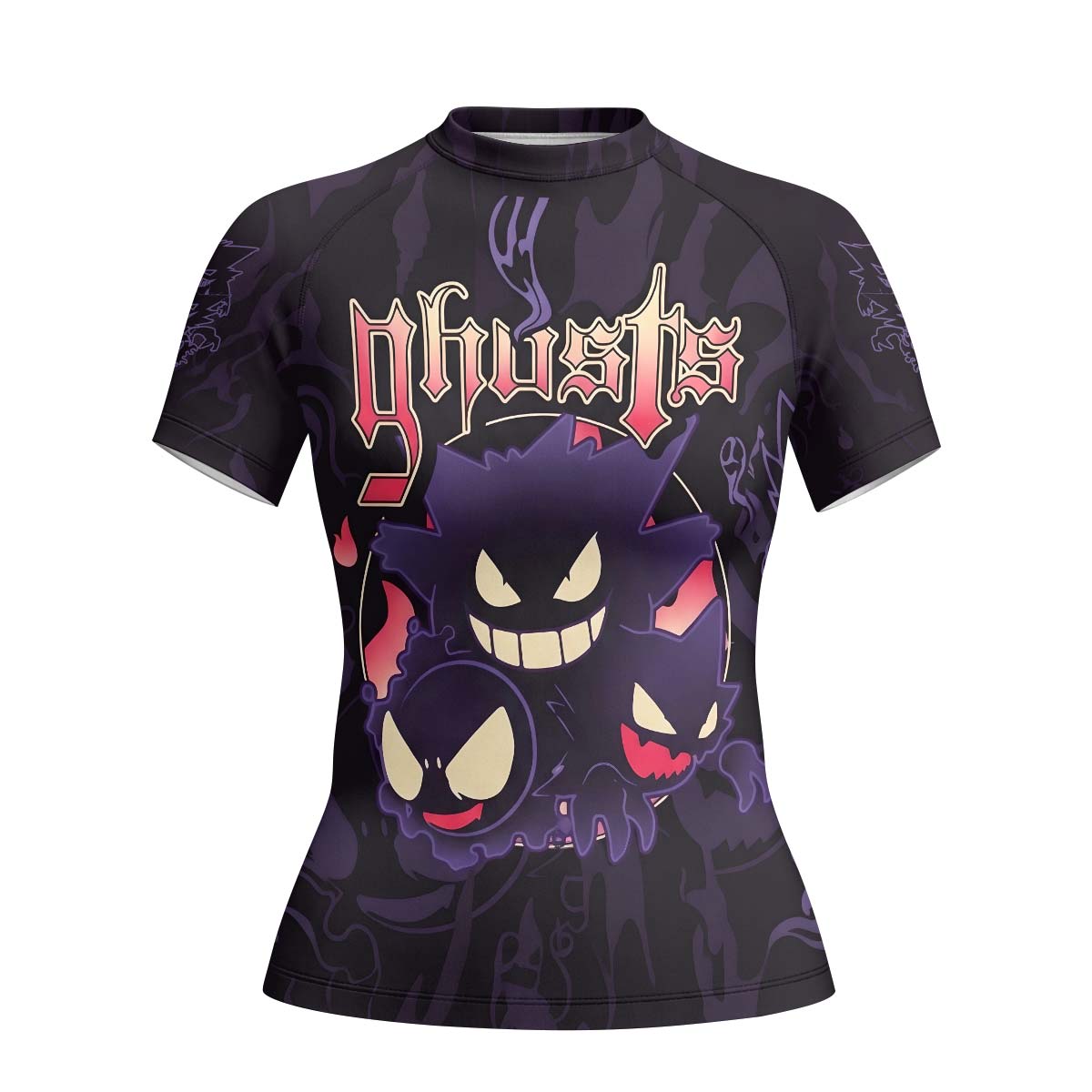  Pokemon Ghost Gengar Rash Guard