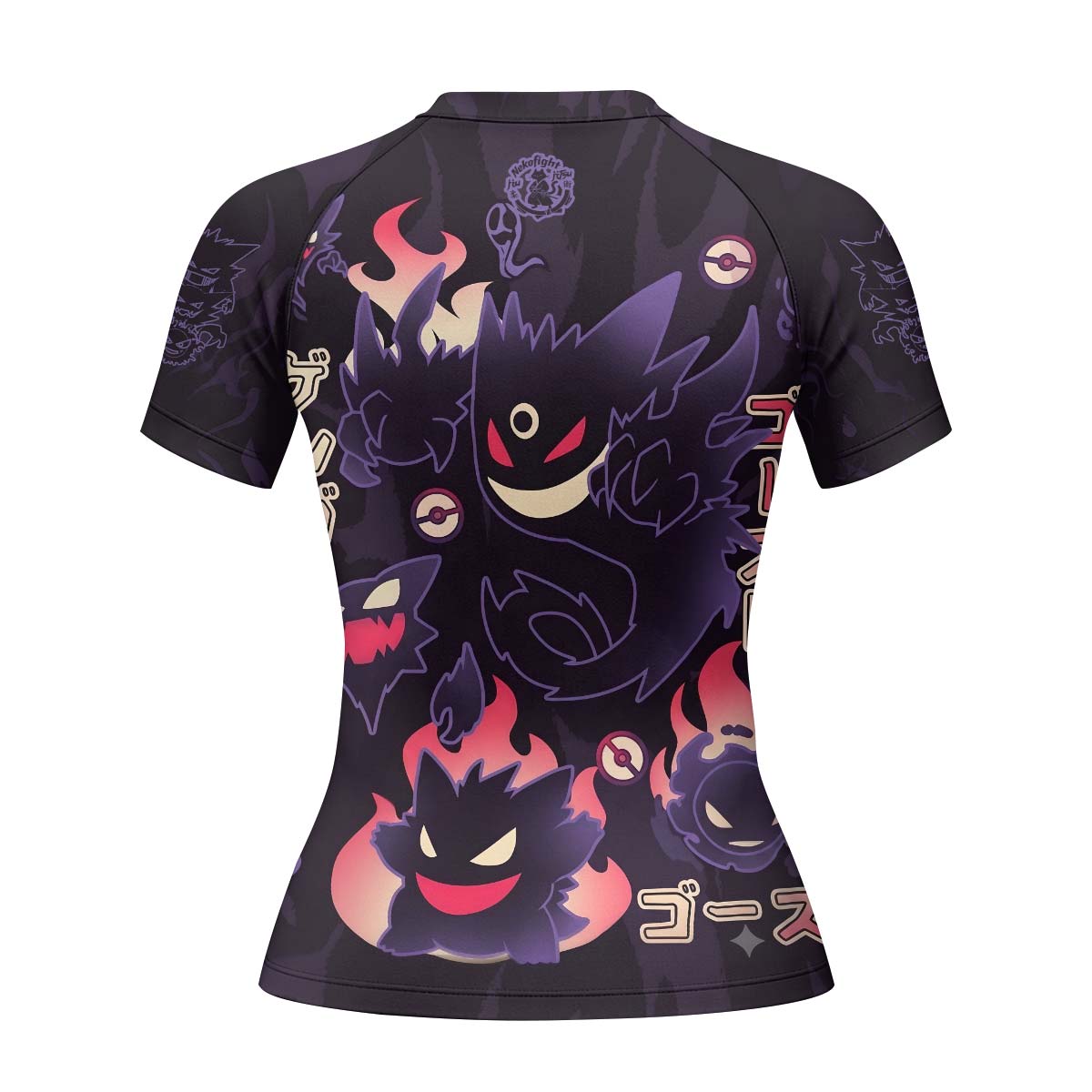  Pokemon Ghost Gengar Rash Guard