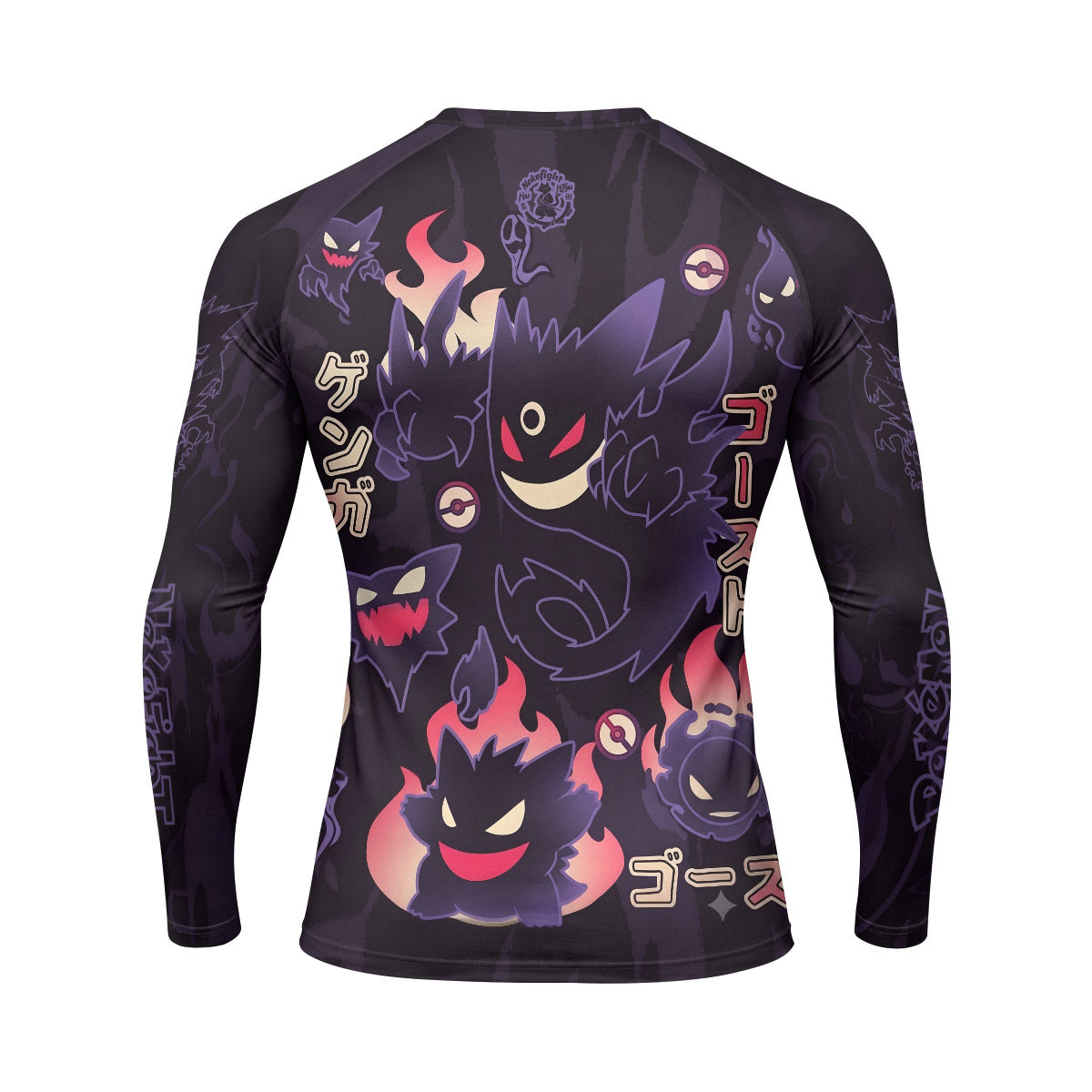 Pokemon Ghost Gengar Rash Guard
