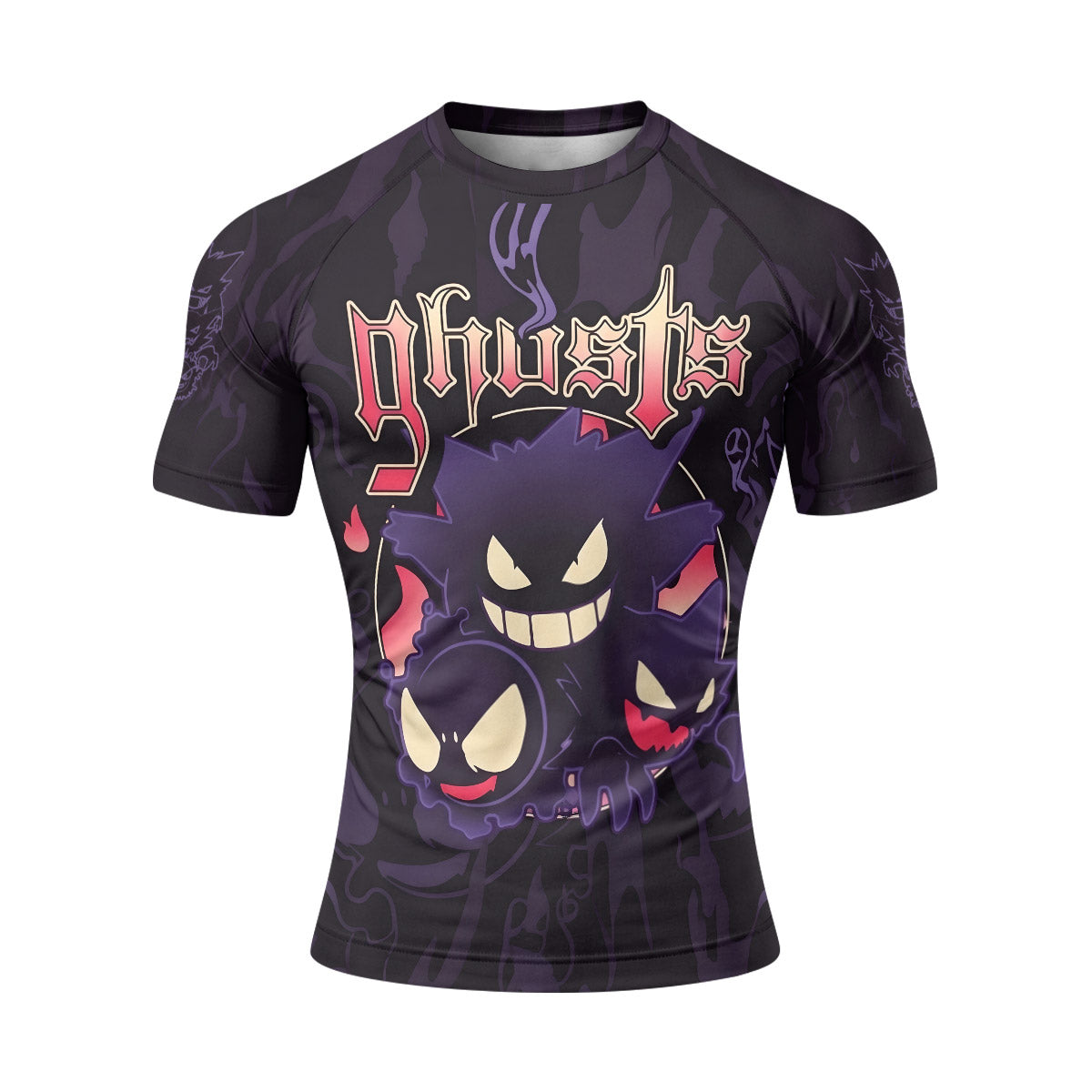 Pokemon Ghost Gengar Rash Guard