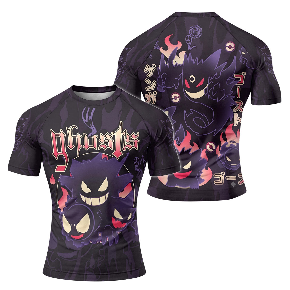 Pokemon Ghost Gengar Rash Guard