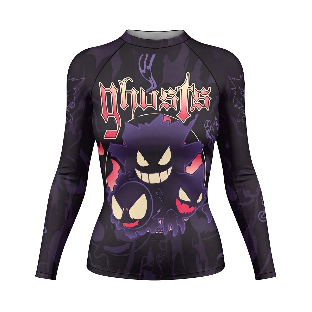  Pokemon Ghost Gengar Rash Guard