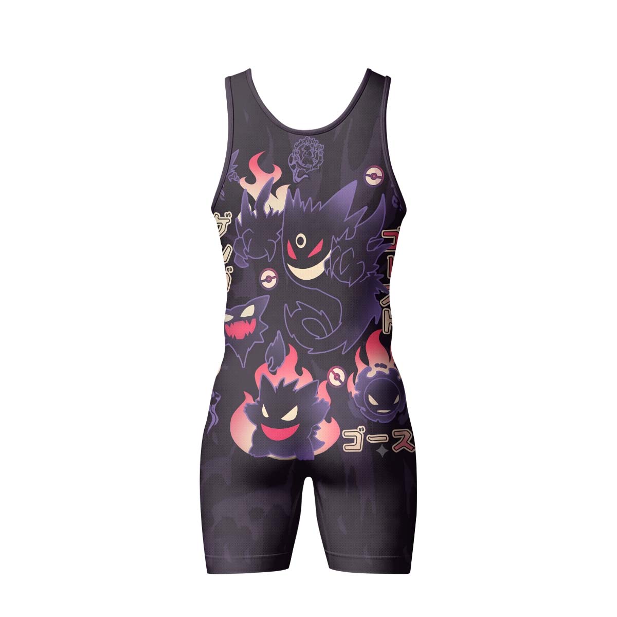  Pokemon Ghost Gengar Wrestling Singlet