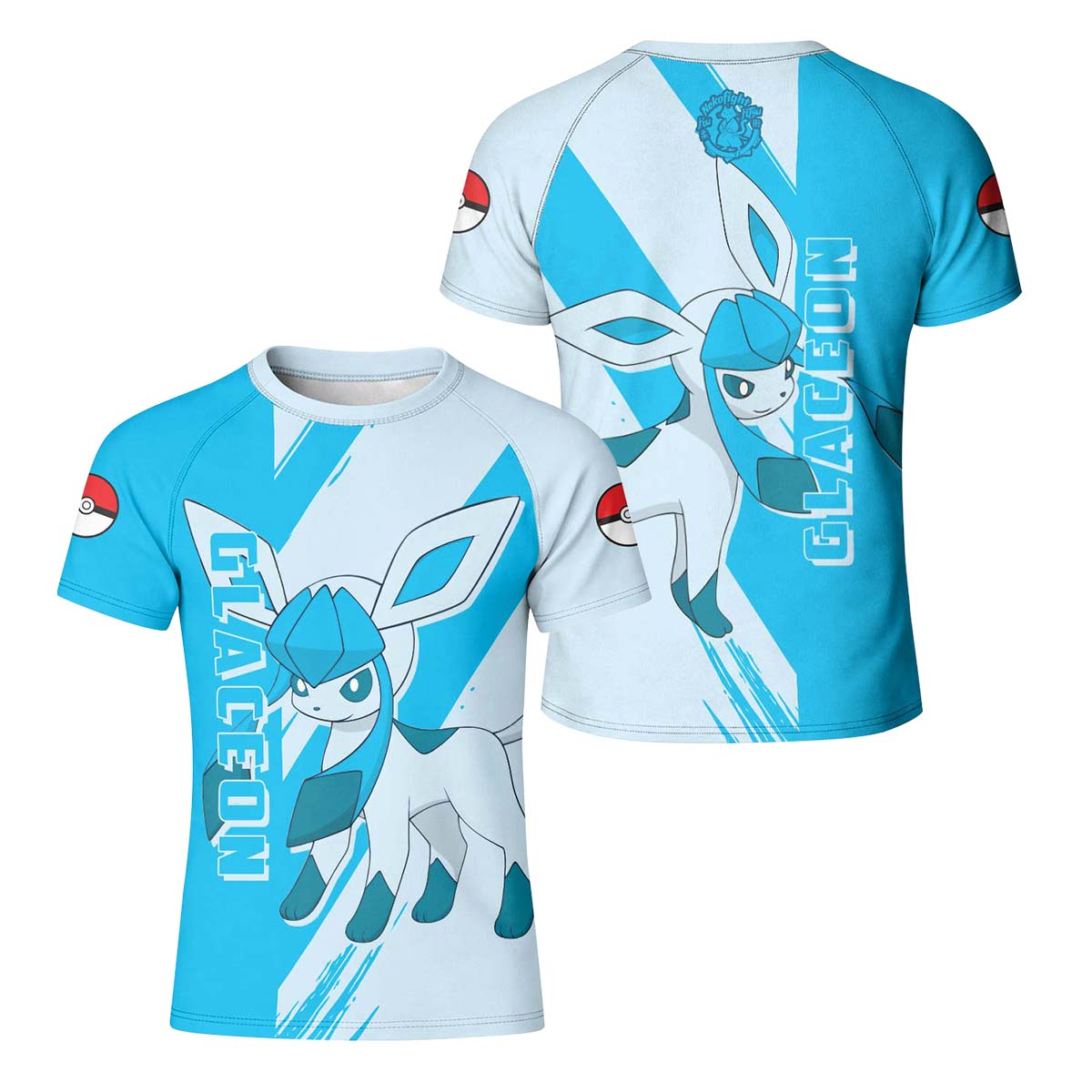 Pokemon Glaceon Kid Rash Guard