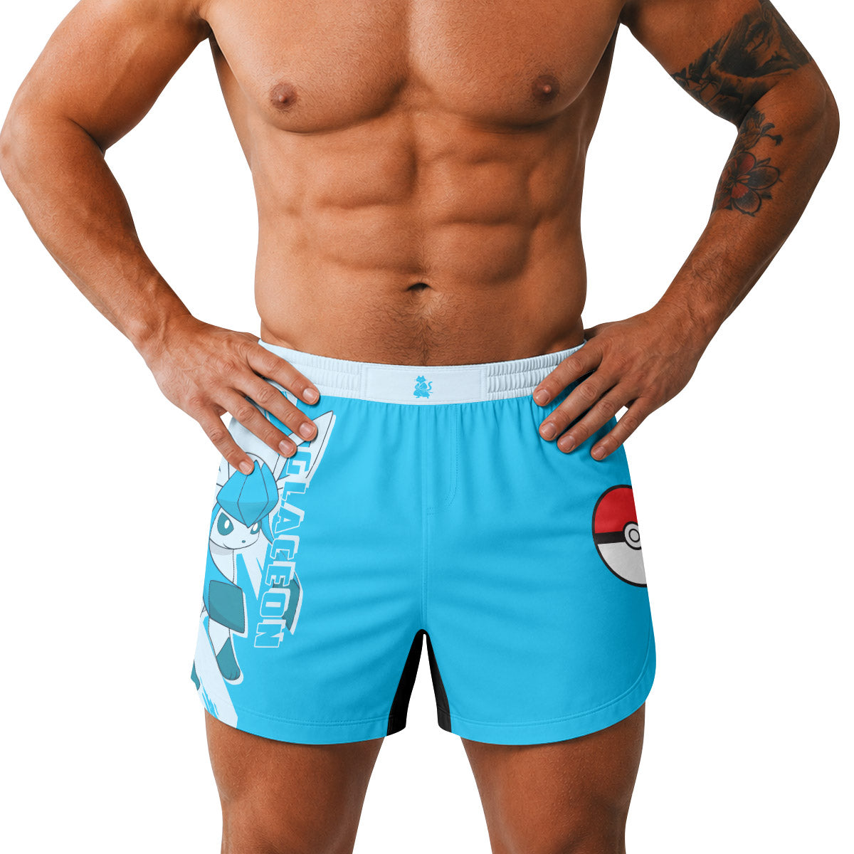 Pokemon Glaceon Grappling Shorts