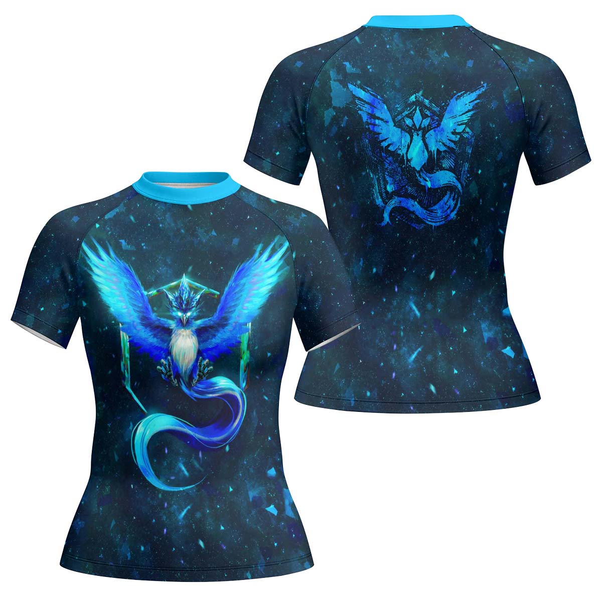  Pokemon Go Articuno Rash Guard