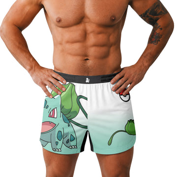 Pokemon Go Bulbasaur Grappling Shorts