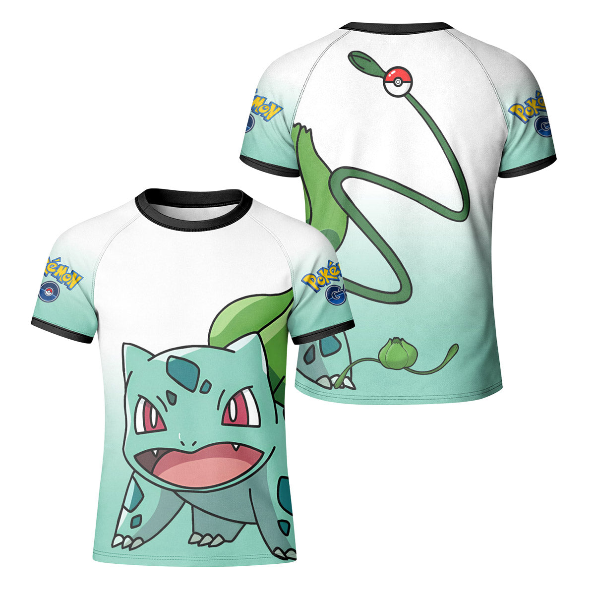 Pokemon Go Bulbasaur Kid Rash Guard
