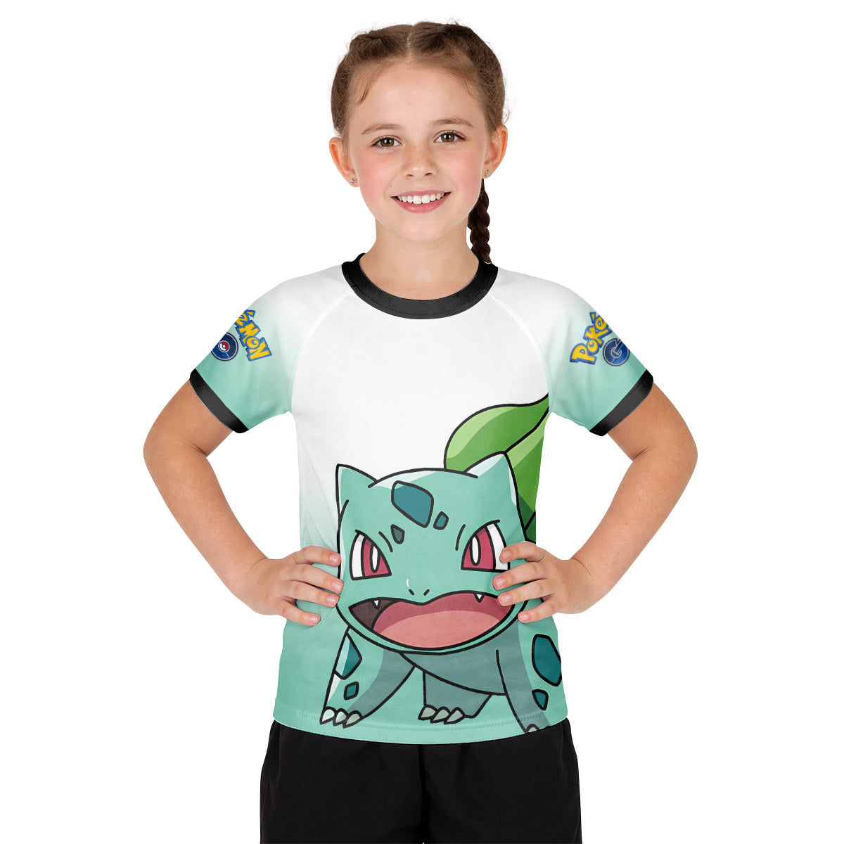 Pokemon Go Bulbasaur Kid Rash Guard
