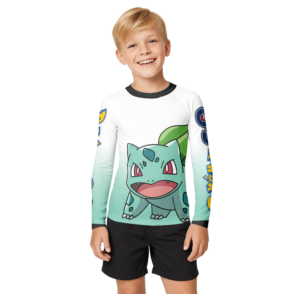 Pokemon Go Bulbasaur Kid Rash Guard