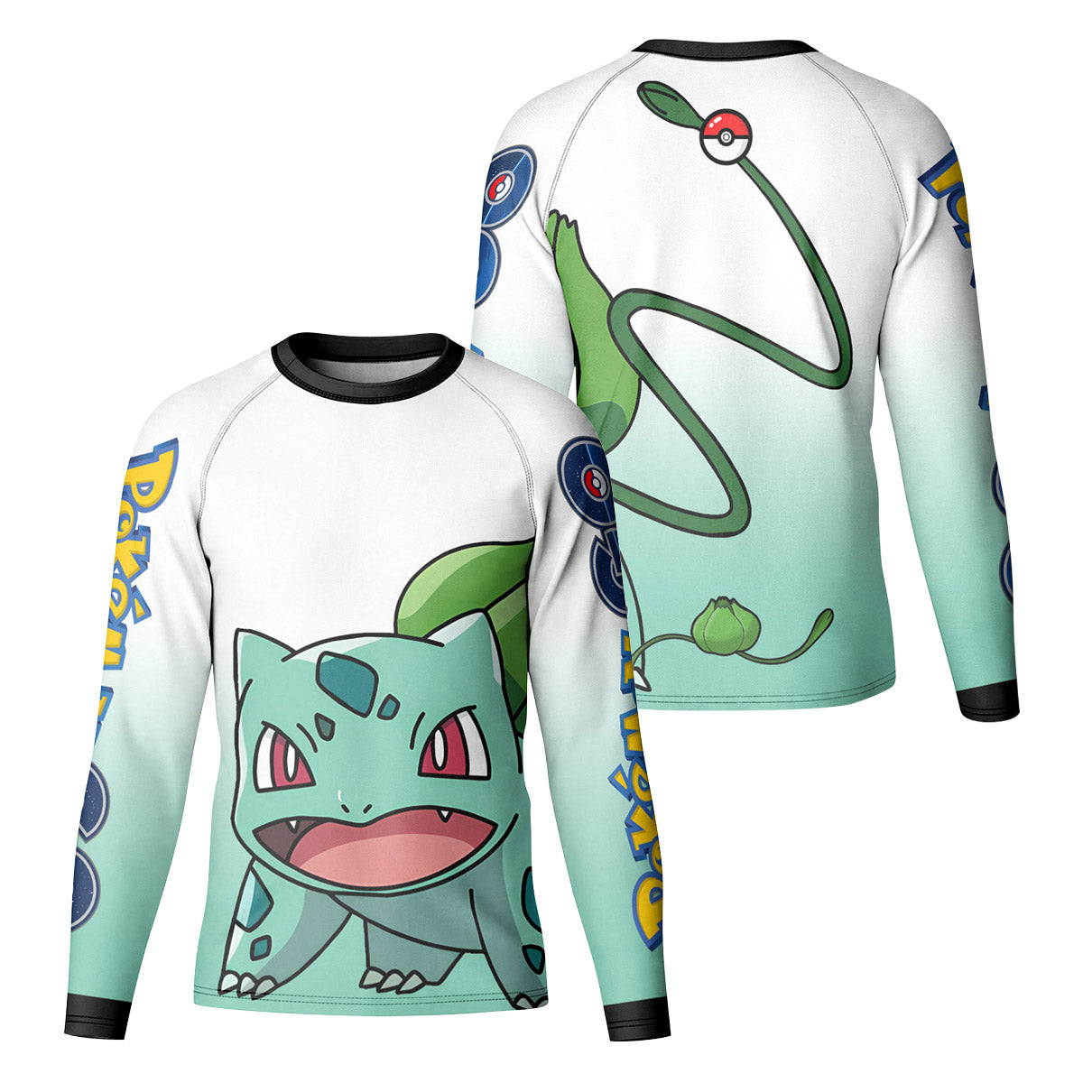 Pokemon Go Bulbasaur Kid Rash Guard