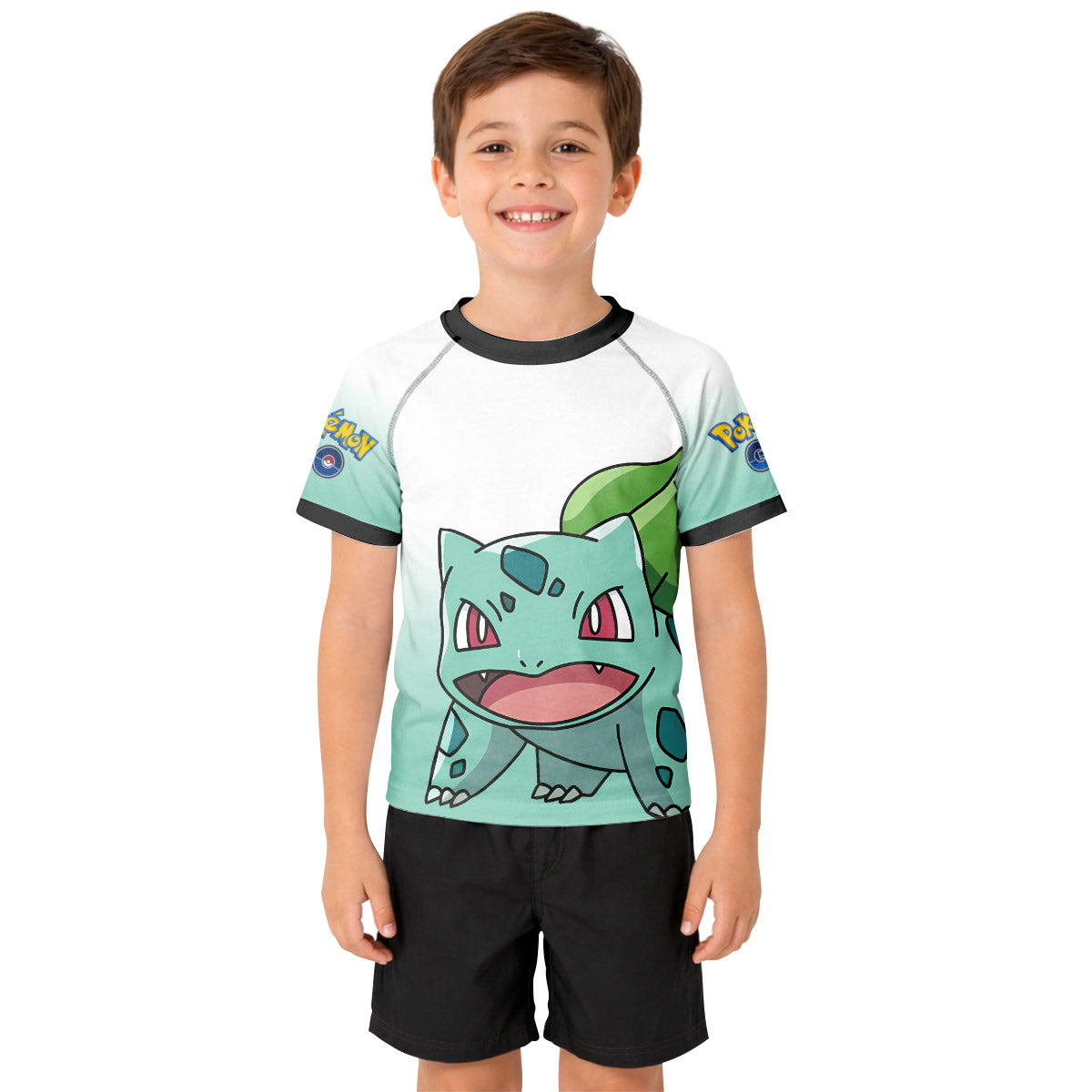 Pokemon Go Bulbasaur Kid Rash Guard