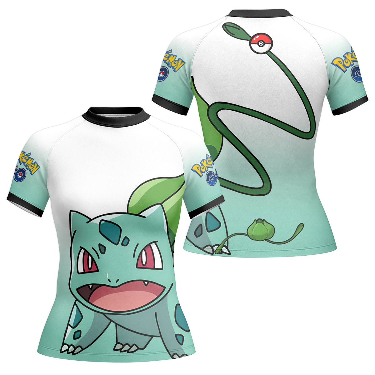 Pokemon Go Bulbasaur Rash Guard