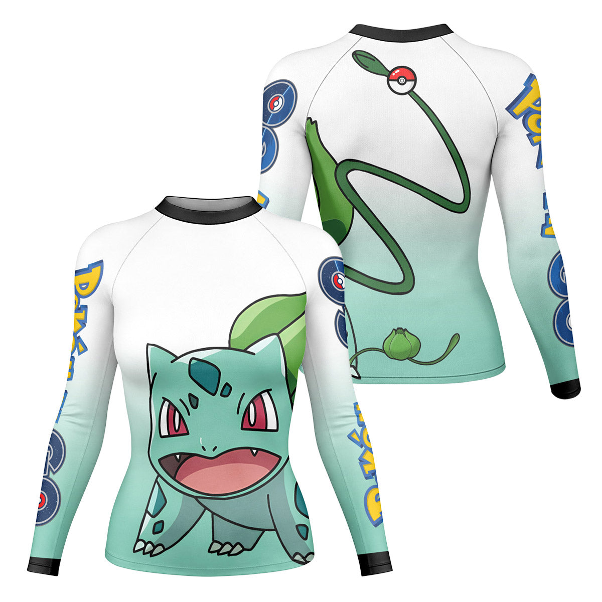 Pokemon Go Bulbasaur Rash Guard