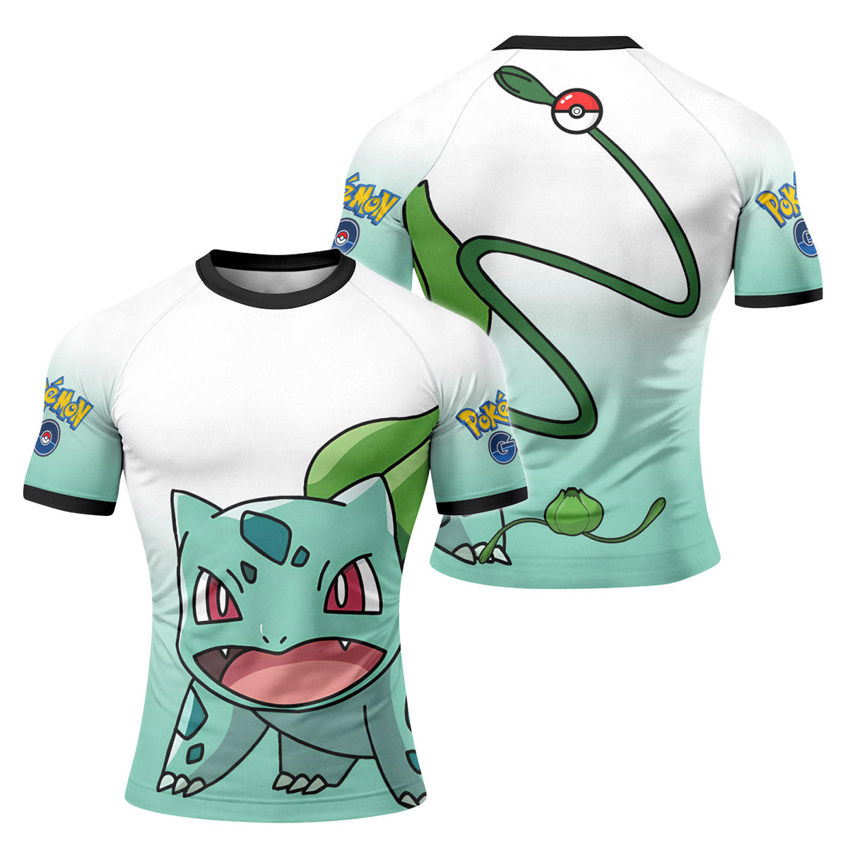Pokemon Go Bulbasaur Rash Guard