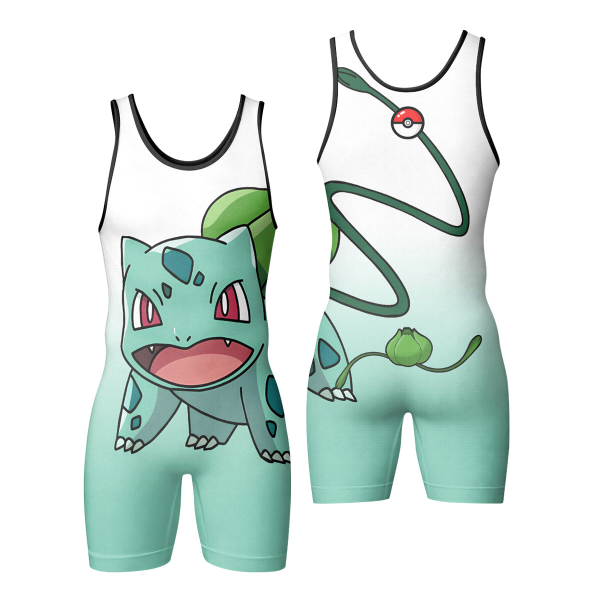 Pokemon Go Bulbasaur Wrestling Singlet