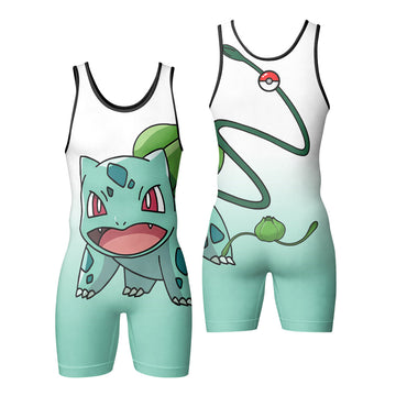 Pokemon Go Bulbasaur Wrestling Singlet