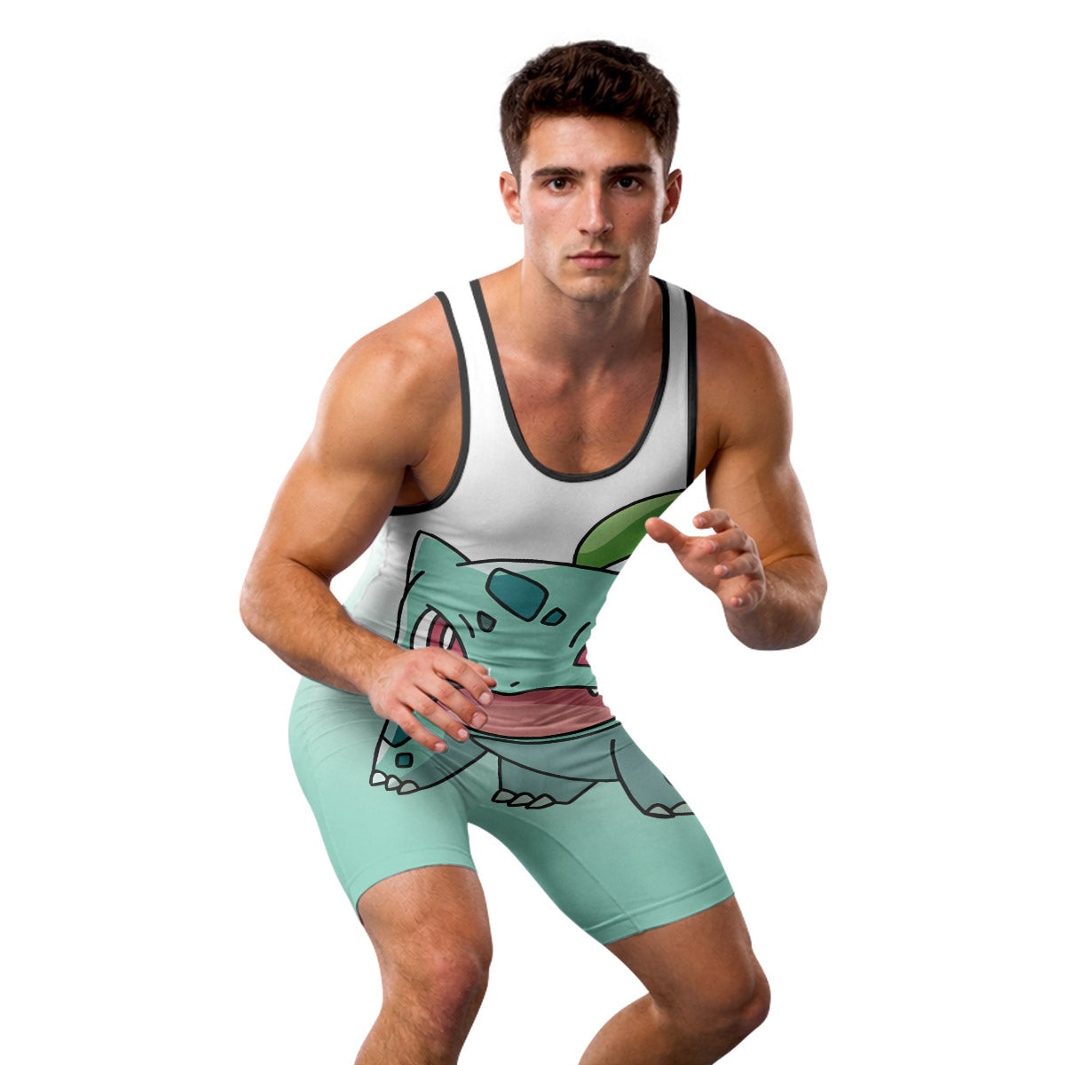 Pokemon Go Bulbasaur Wrestling Singlet