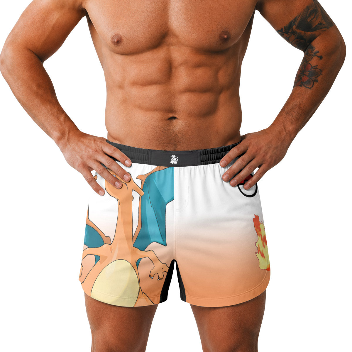 Pokemon Go Charmander Grappling Shorts