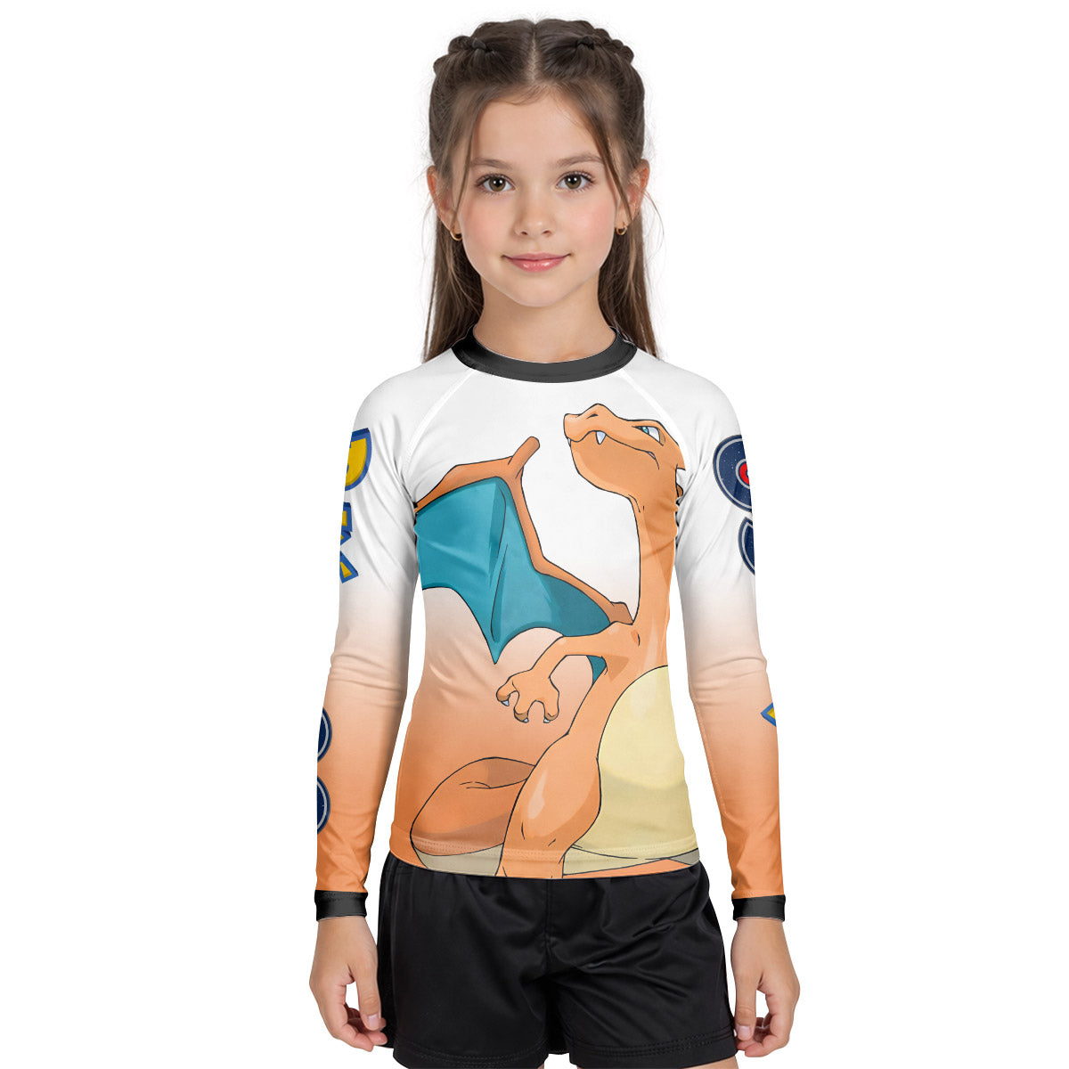 Pokemon Go Charmander Kid Rash Guard