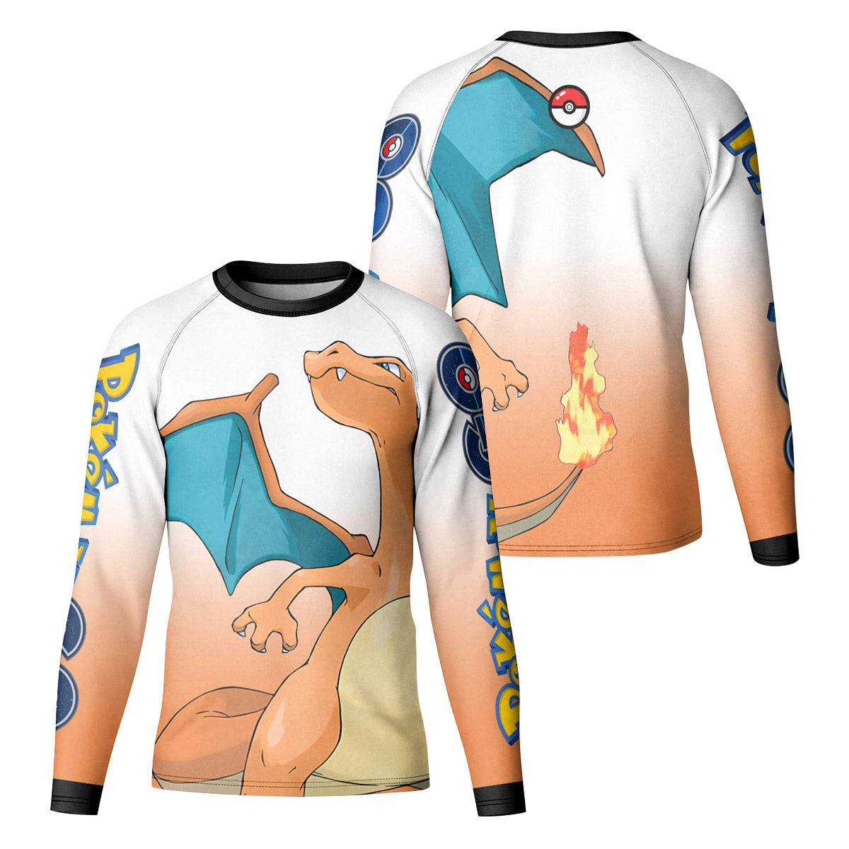 Pokemon Go Charmander Kid Rash Guard