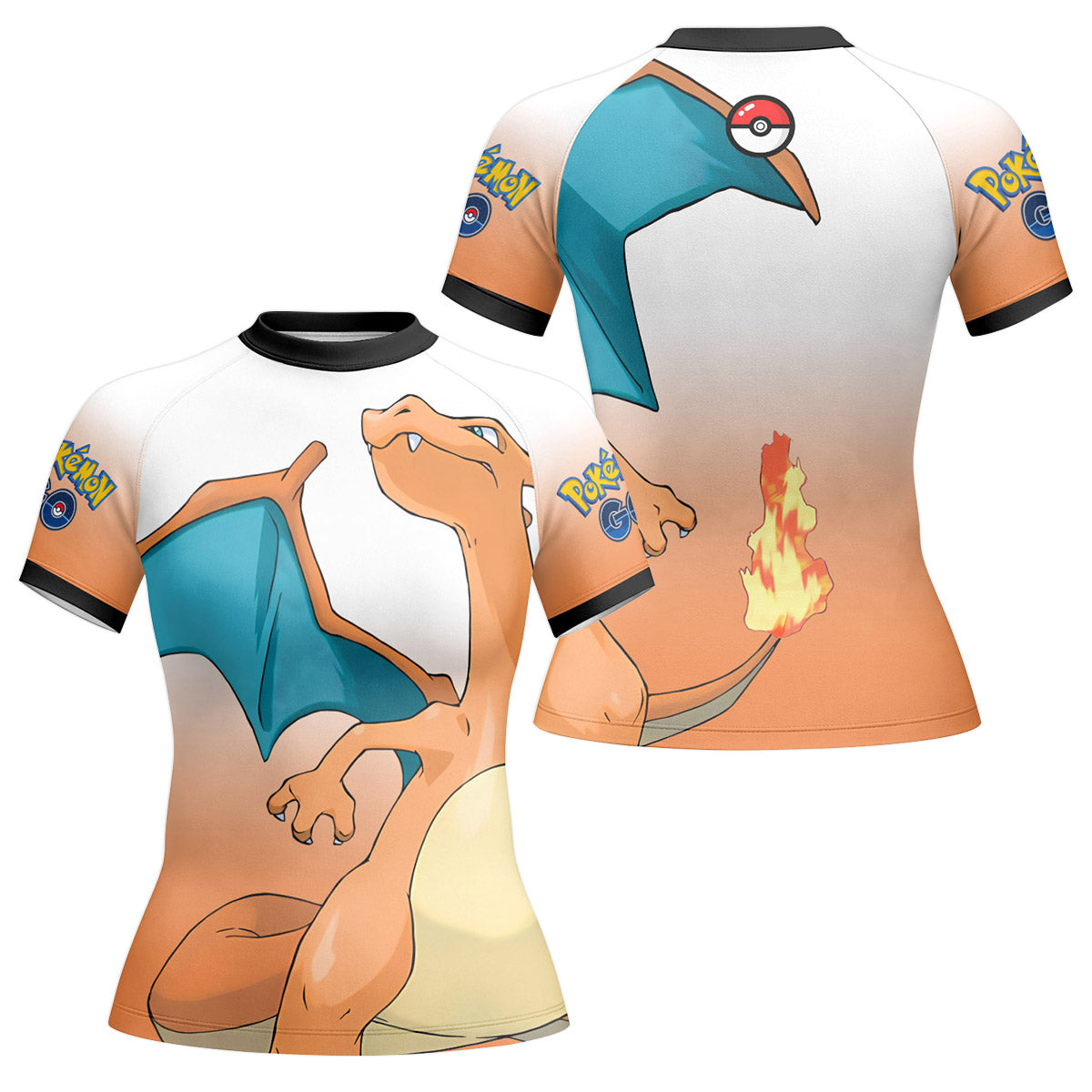 Pokemon Go Charmander Rash Guard