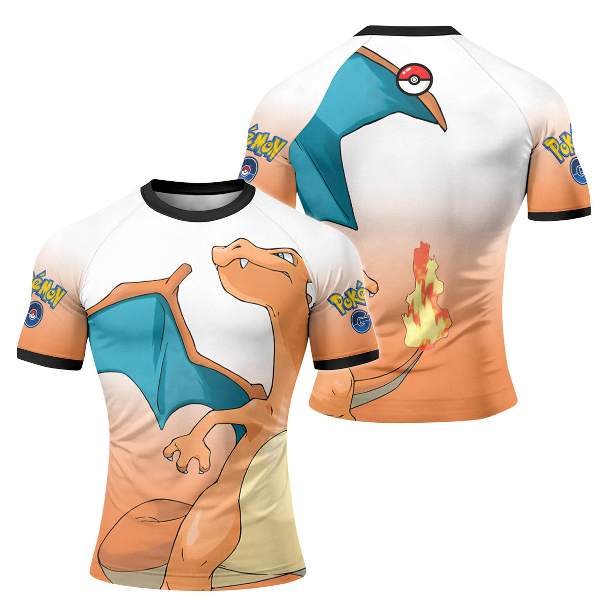 Pokemon Go Charmander Rash Guard