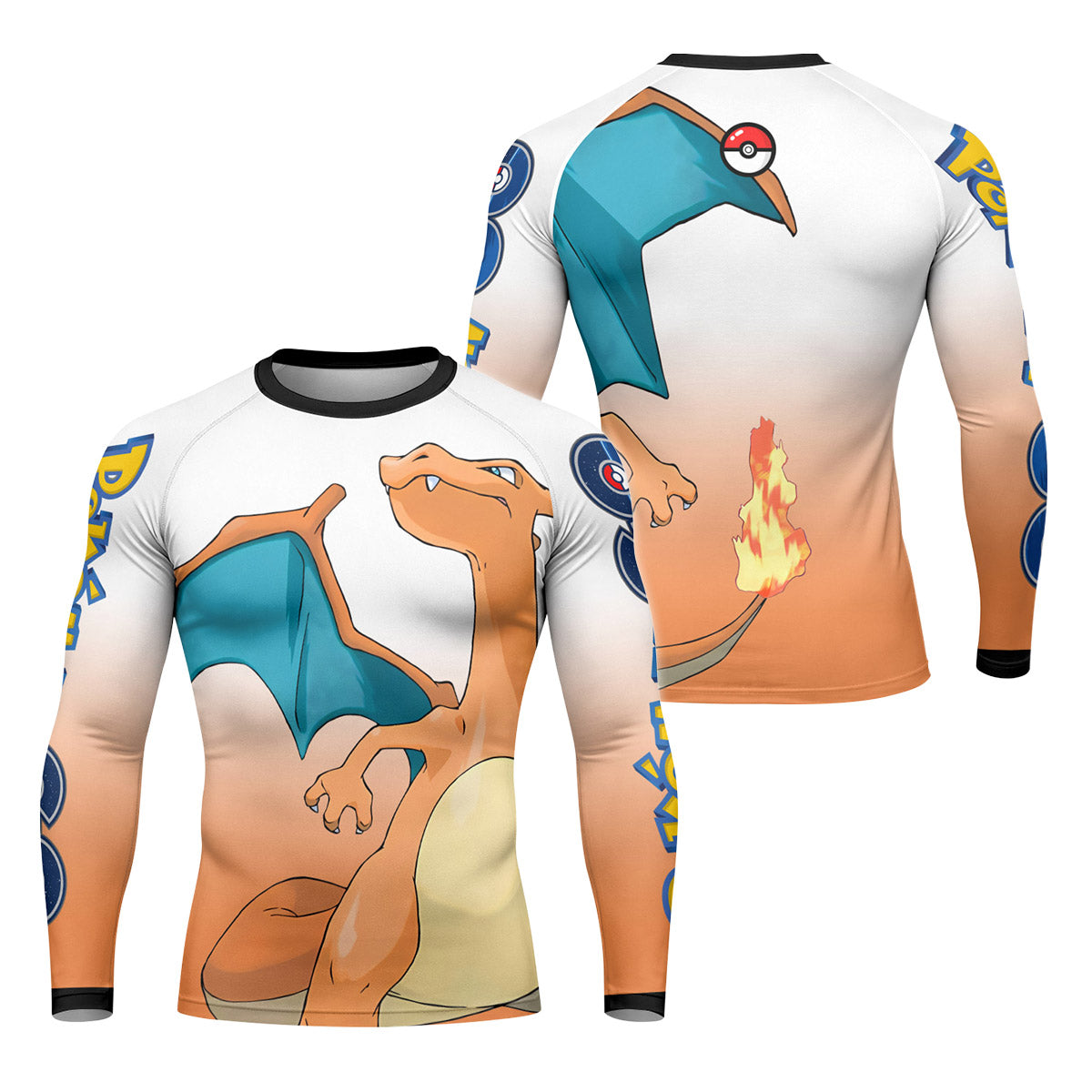 Pokemon Go Charmander Rash Guard