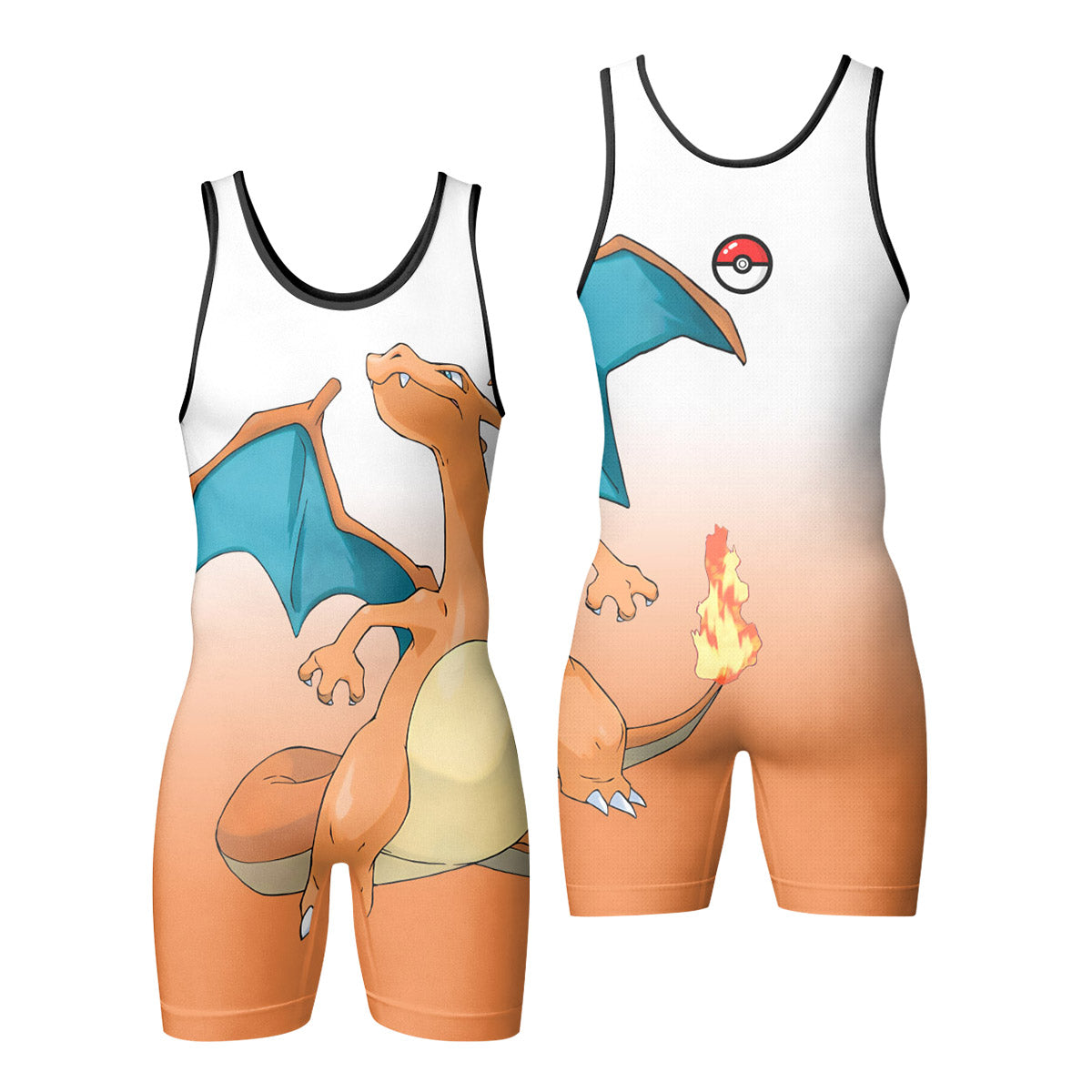 Pokemon Go Charmander Wrestling Singlet