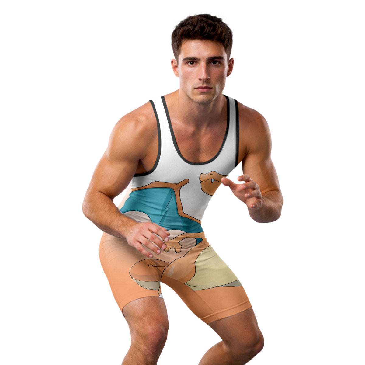 Pokemon Go Charmander Wrestling Singlet