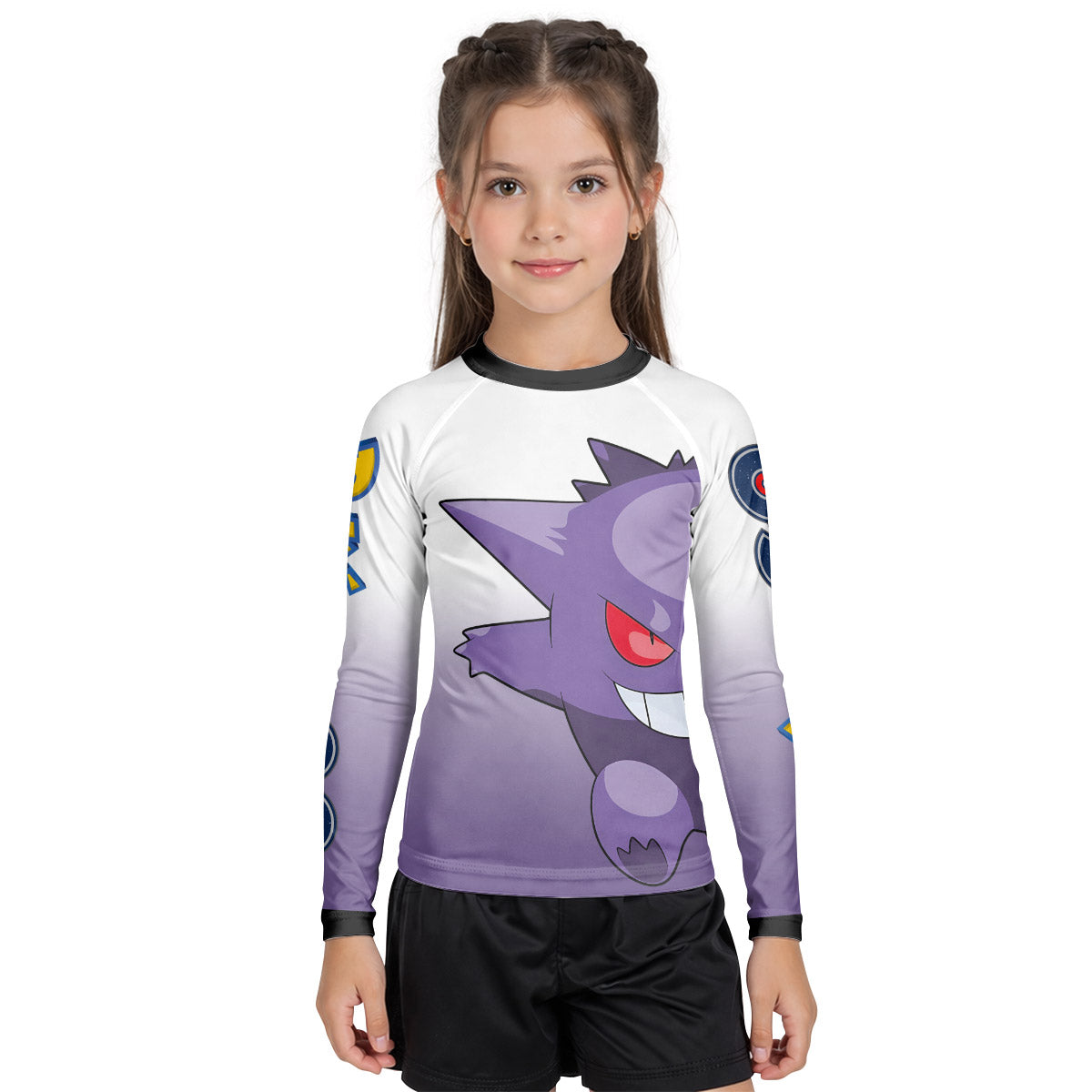 Pokemon Go Gengar Kid Rash Guard