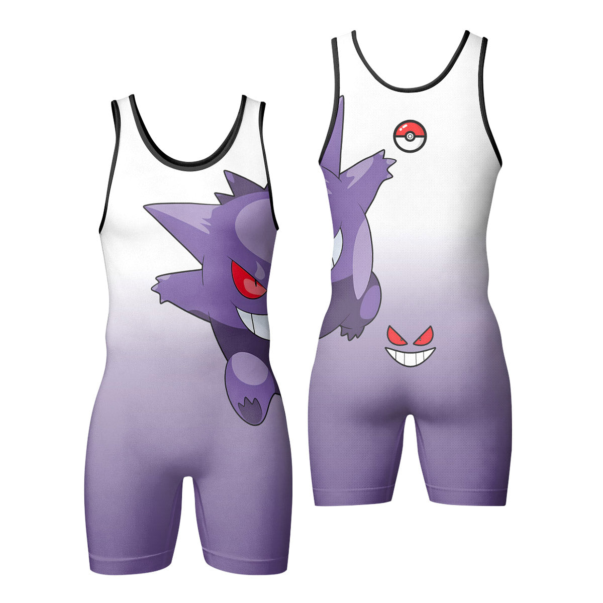 Pokemon Go Gengar Wrestling Singlet