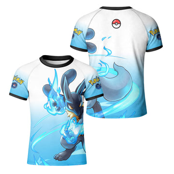 Pokemon Go Lucario Kid Rash Guard