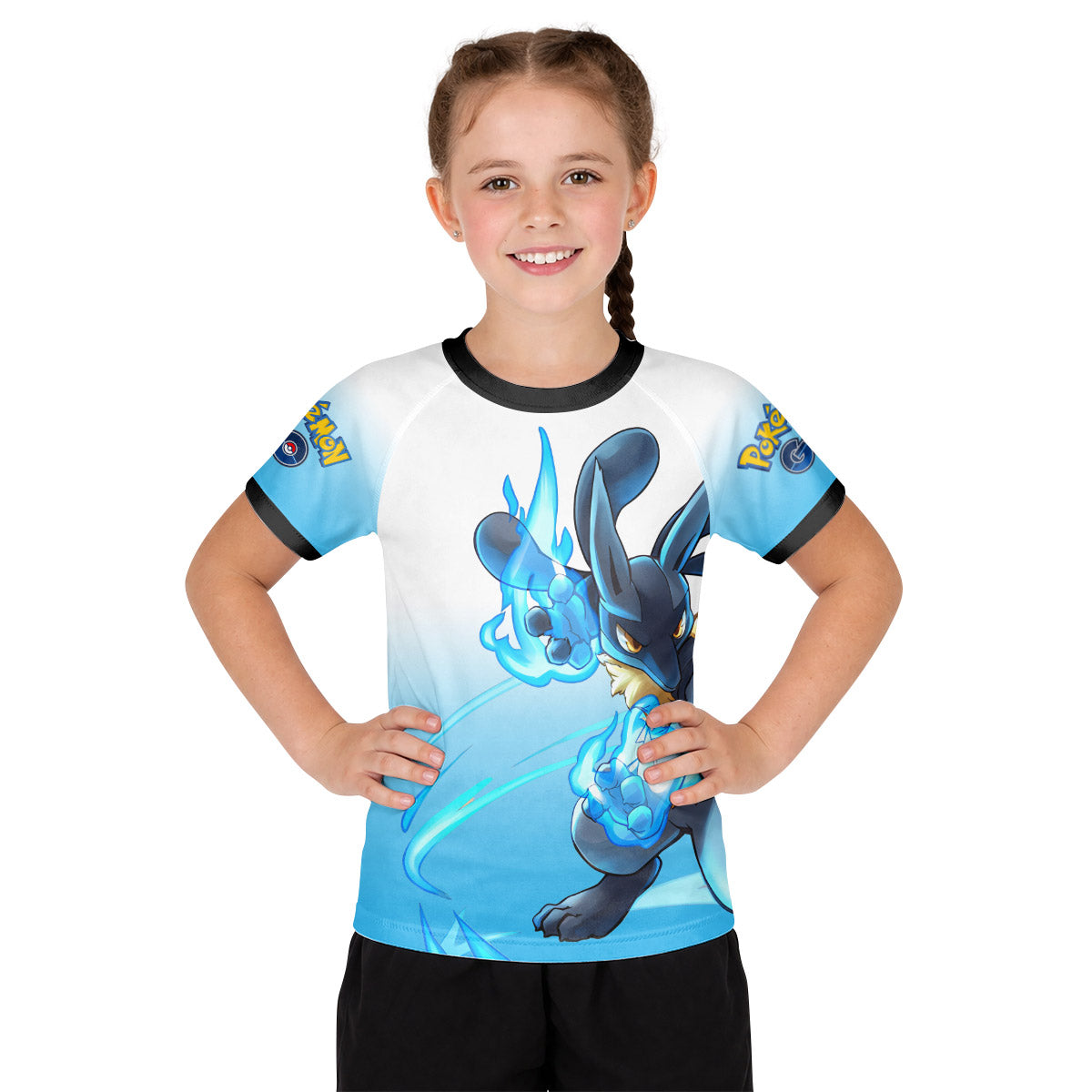 Pokemon Go Lucario Kid Rash Guard