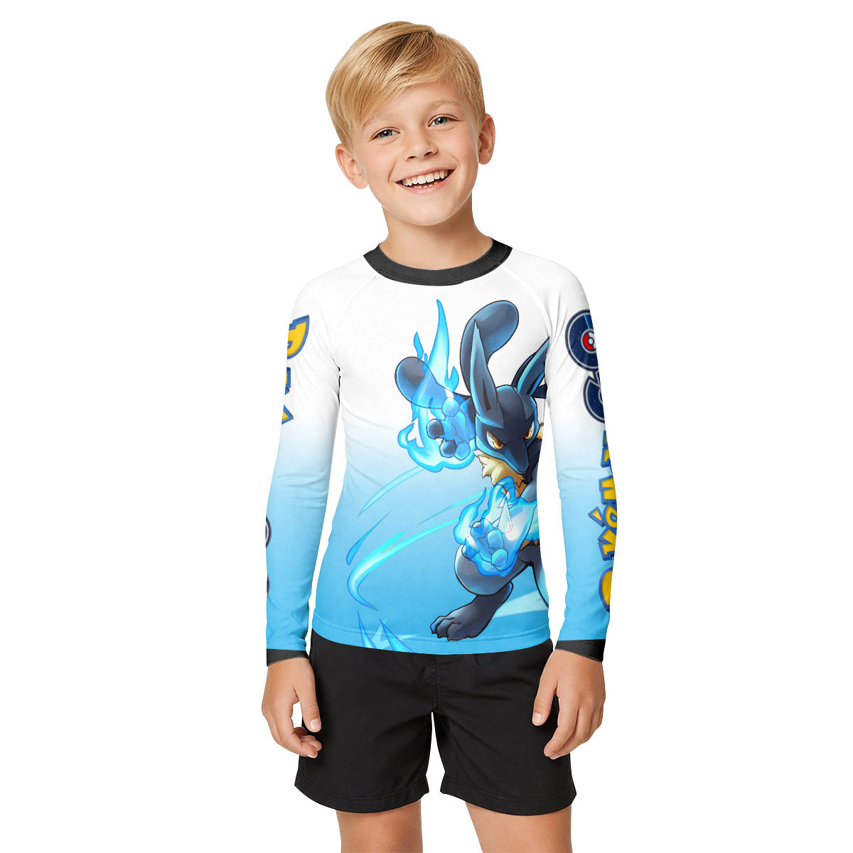 Pokemon Go Lucario Kid Rash Guard