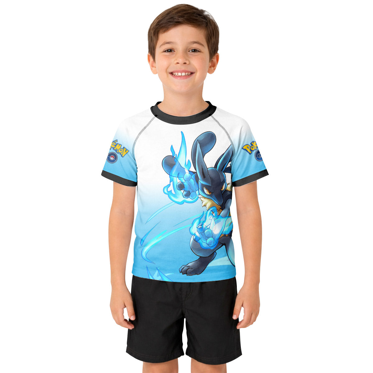 Pokemon Go Lucario Kid Rash Guard