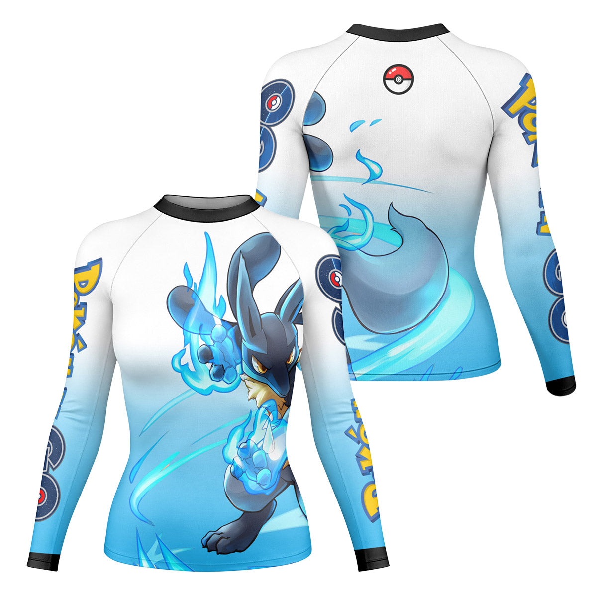 Pokemon Go Lucario Rash Guard