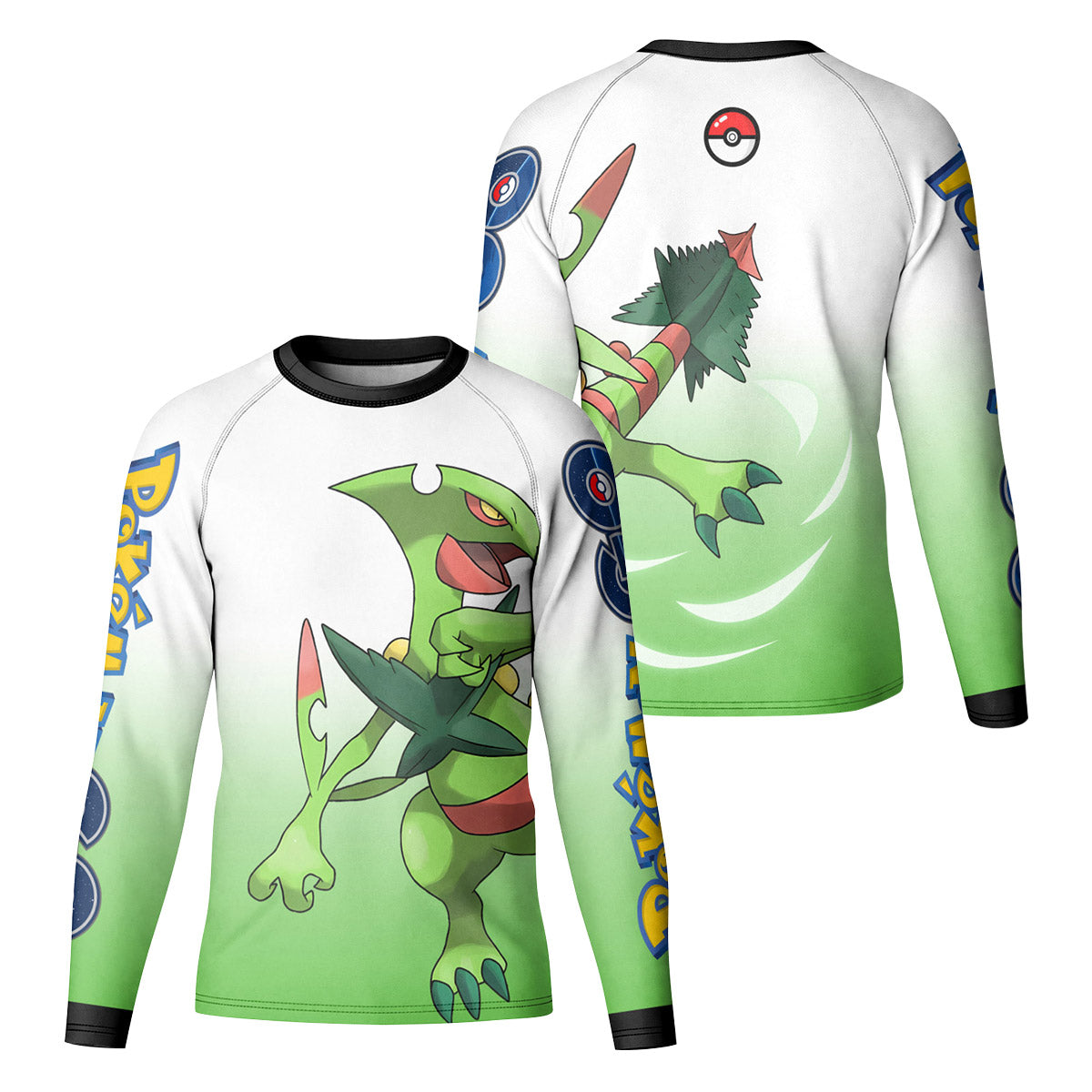 Pokemon Go Mega Sceptile Kid Rash Guard