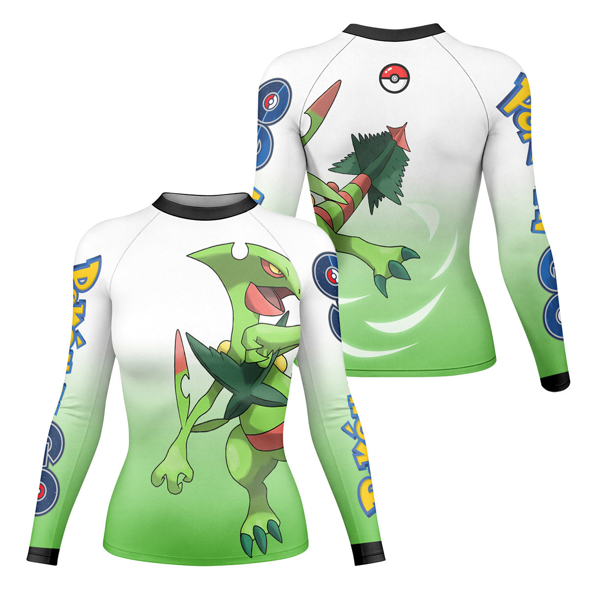 Pokemon Go Mega Sceptile Rash Guard