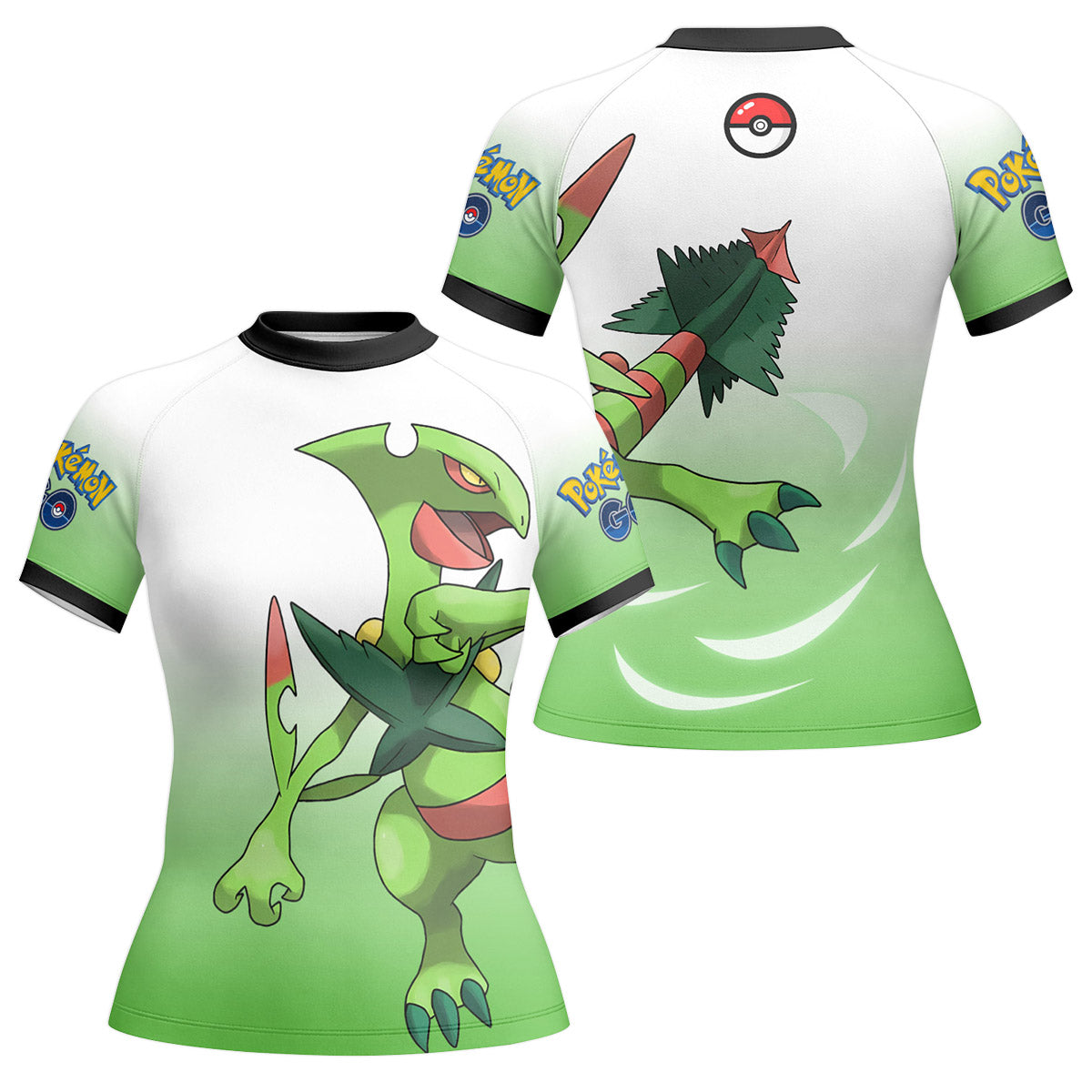 Pokemon Go Mega Sceptile Rash Guard