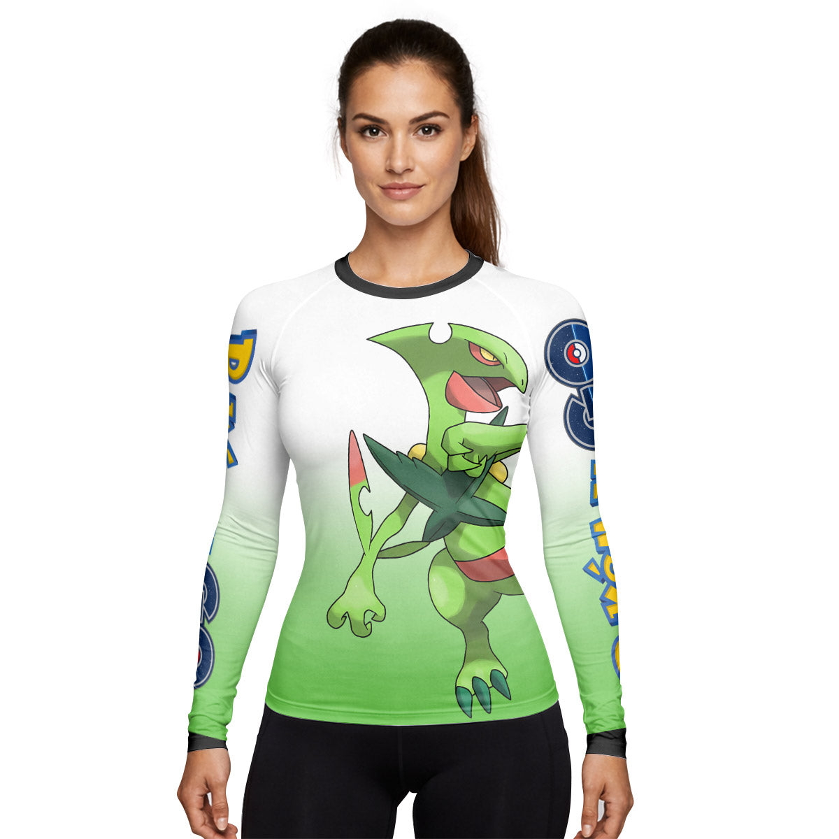 Pokemon Go Mega Sceptile Rash Guard