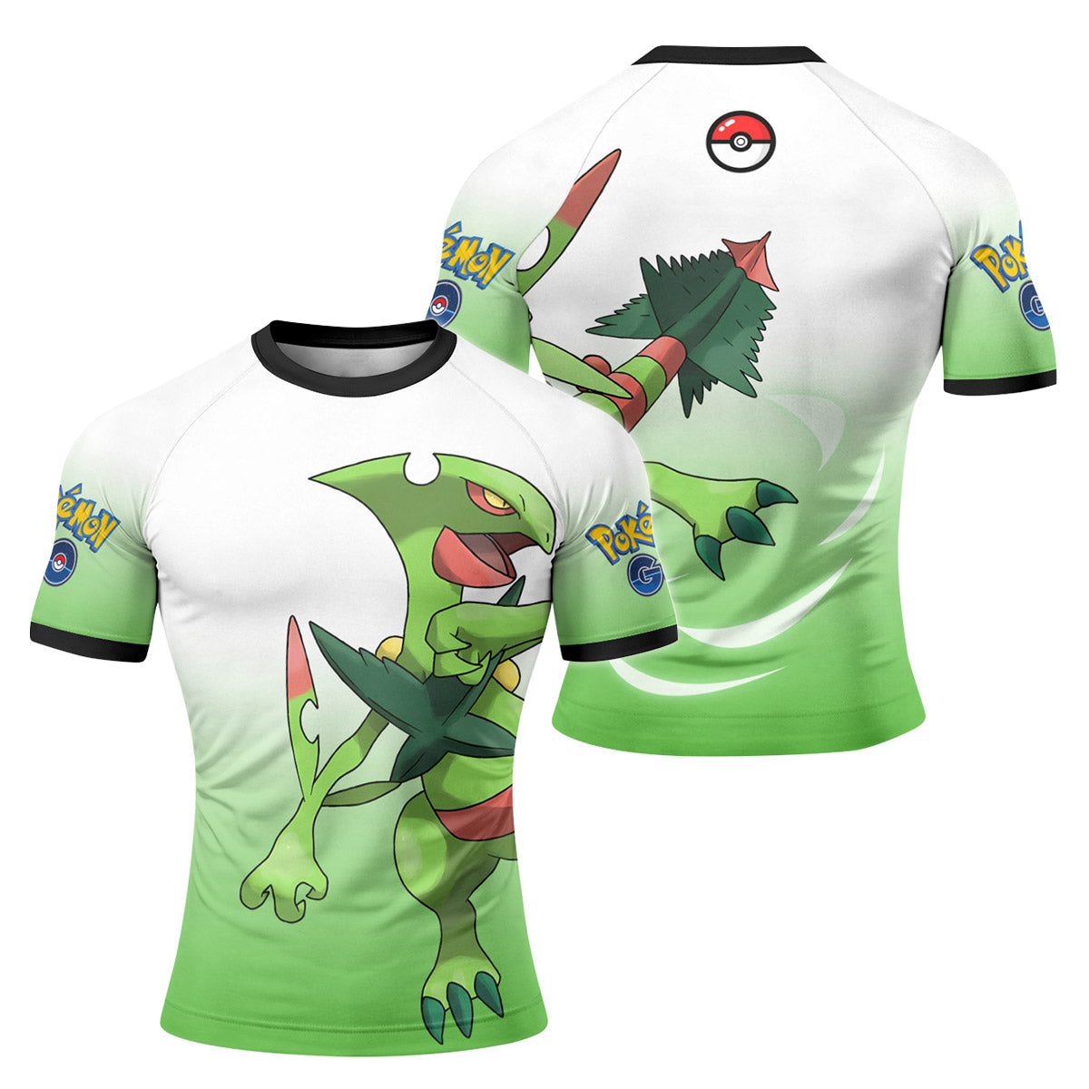 Pokemon Go Mega Sceptile Rash Guard