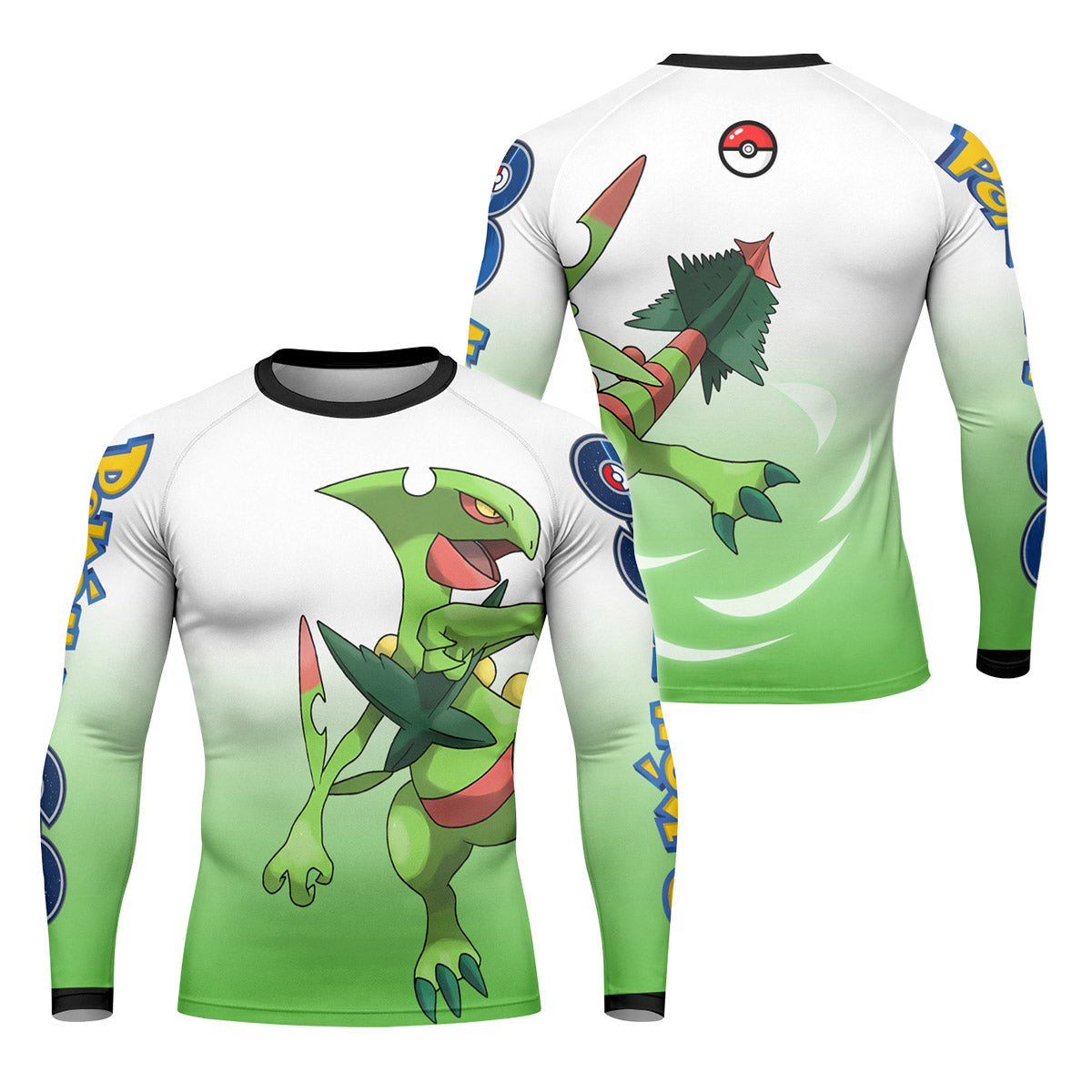 Pokemon Go Mega Sceptile Rash Guard