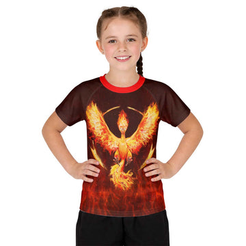  Pokemon Go Moltres Kid Rash Guard