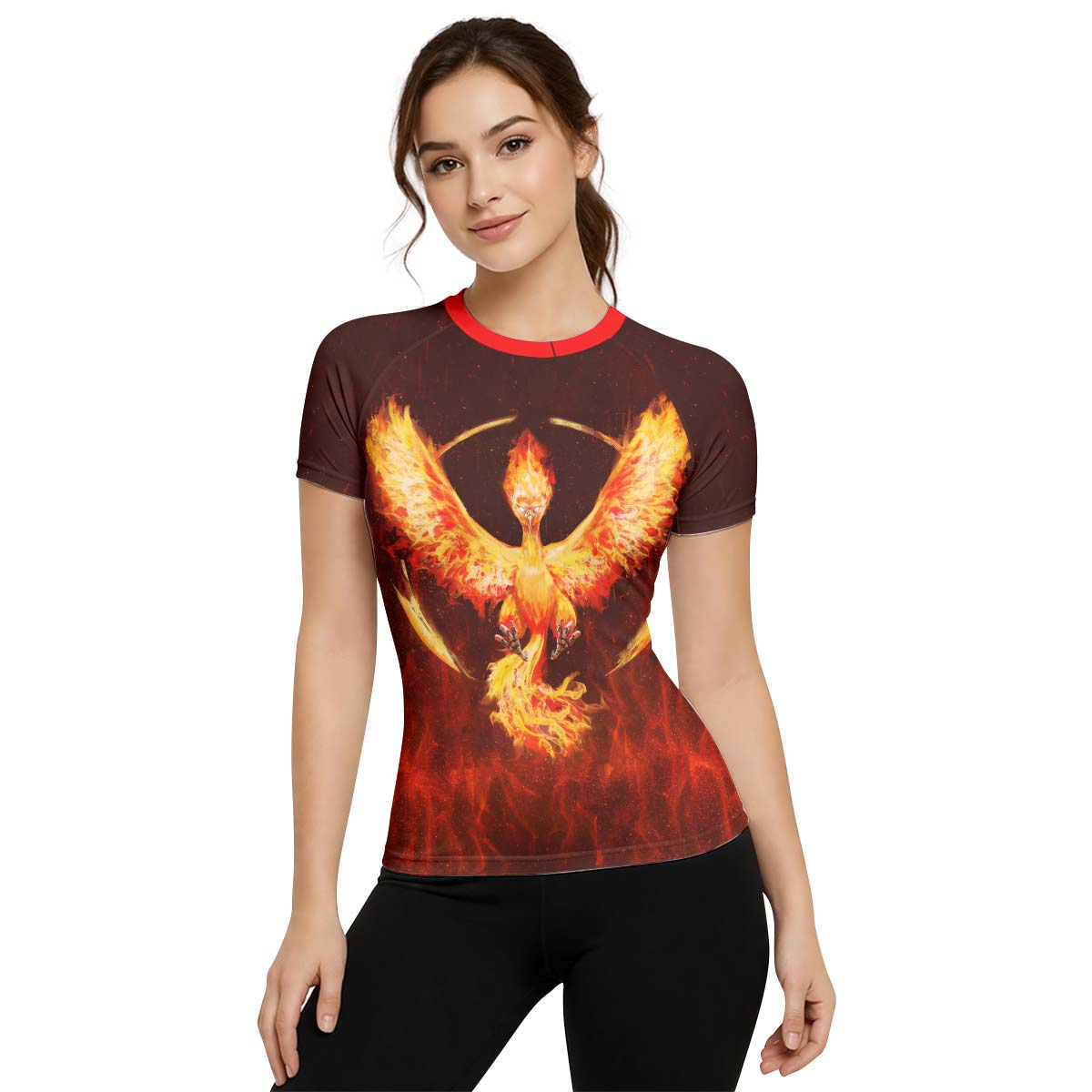  Pokemon Go Moltres Rash Guard