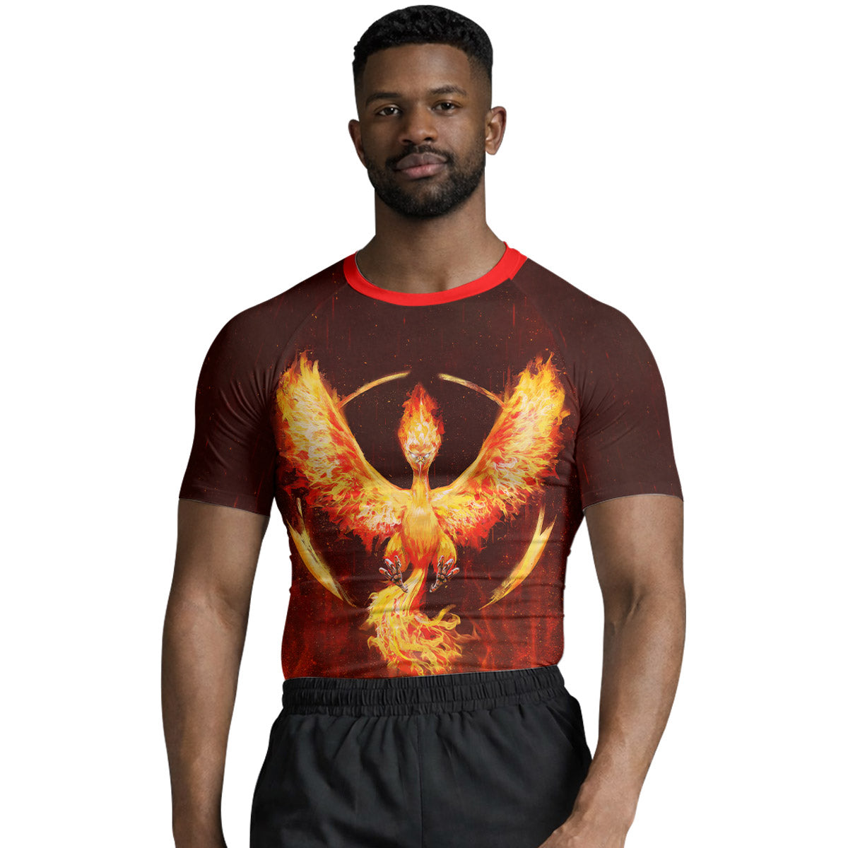  Pokemon Go Moltres Rash Guard