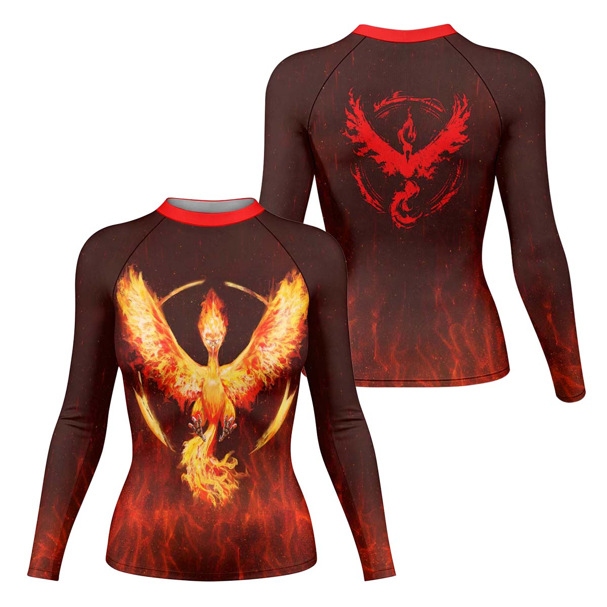  Pokemon Go Moltres Rash Guard